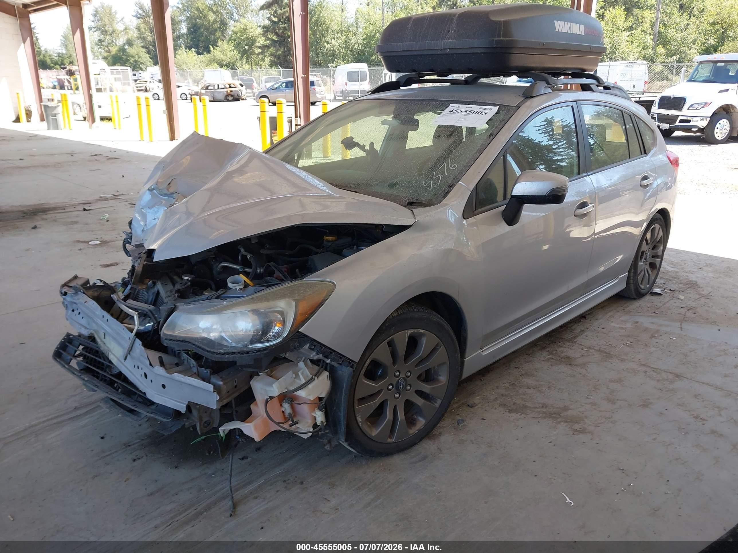 2015 Subaru Impreza 2.0i Sport Premium Silver vin: JF1GPAT65F8205376