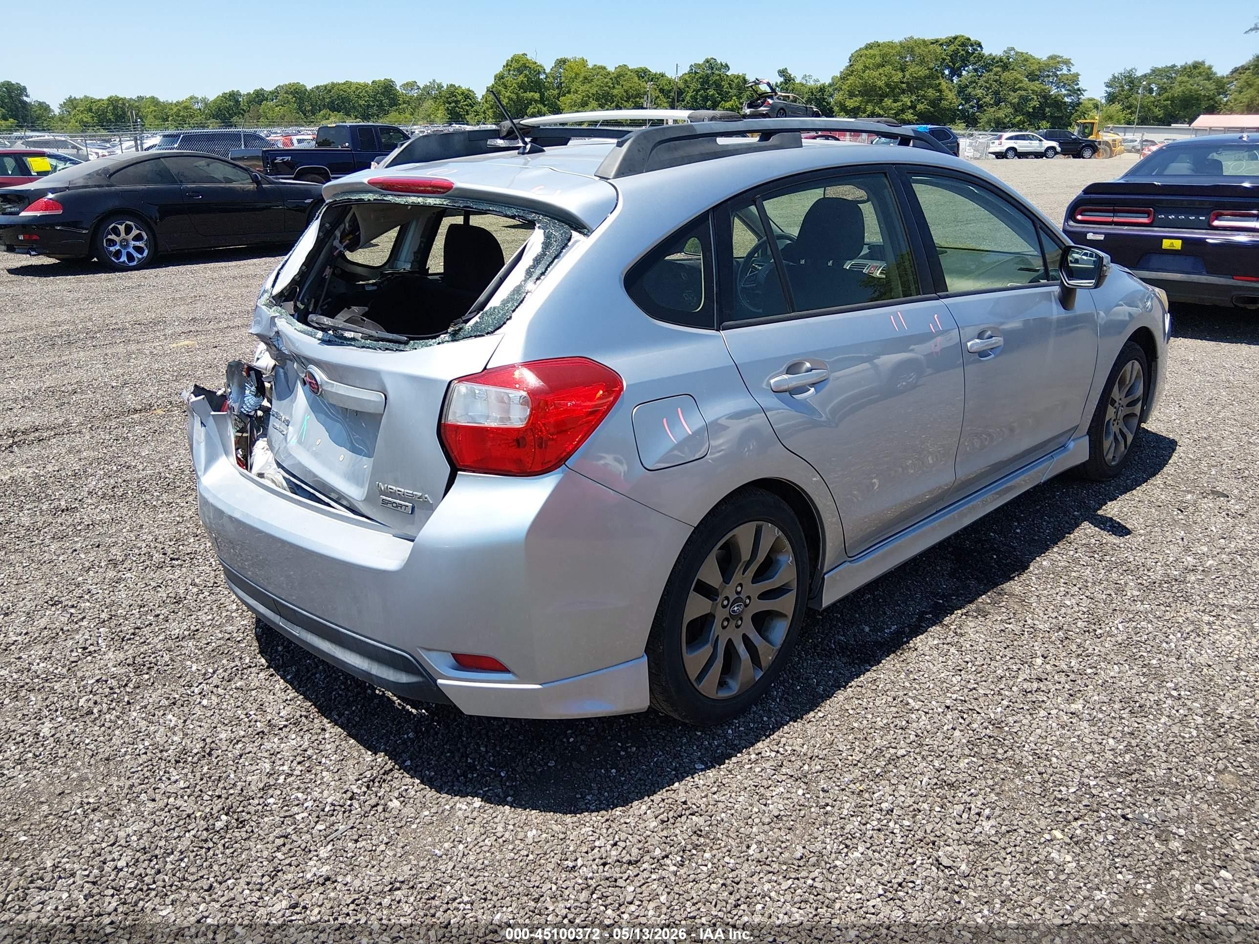 2015 Subaru Impreza 2.0i Sport Premium Silver vin: JF1GPAT65F8219312