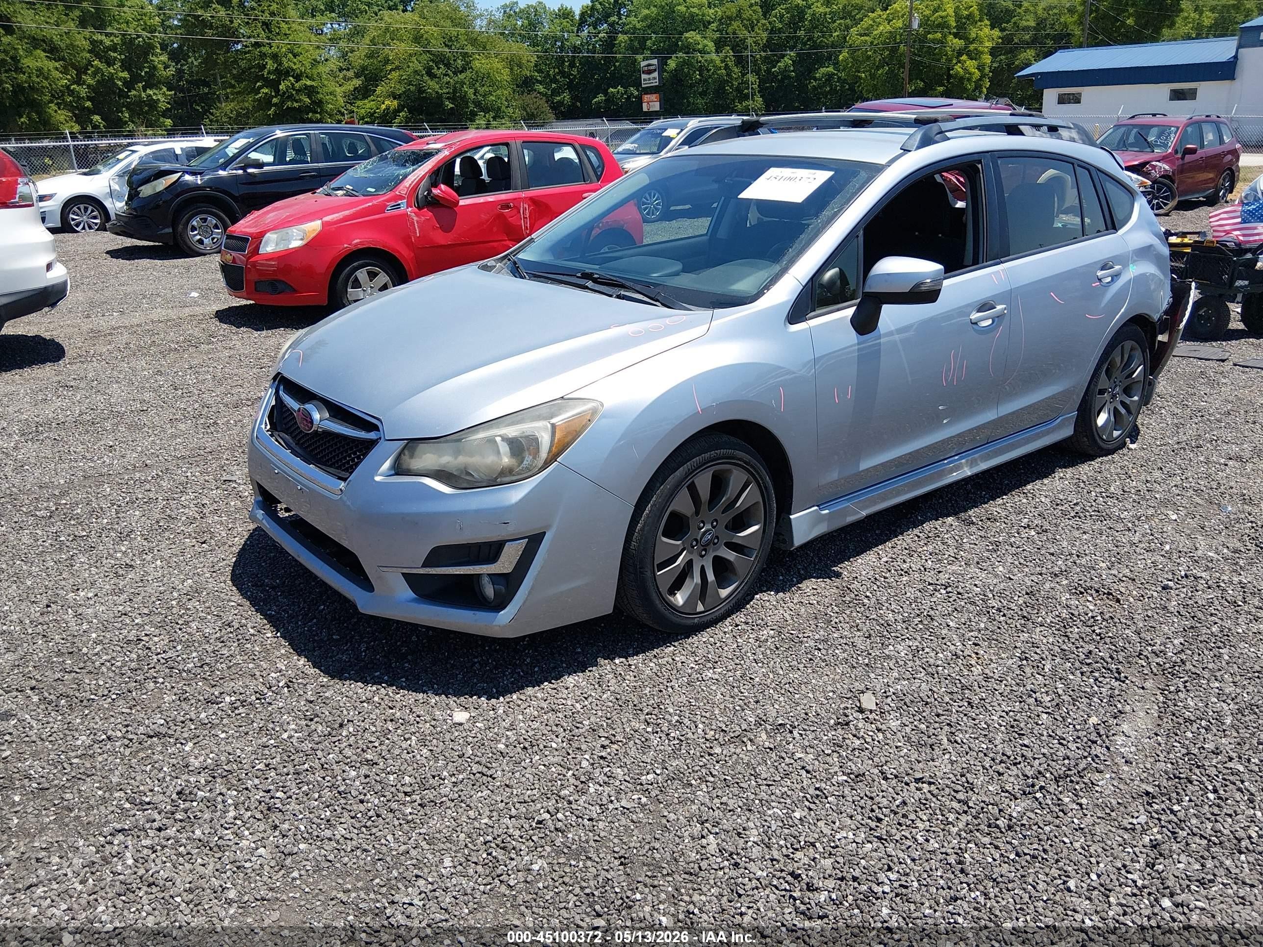 2015 Subaru Impreza 2.0i Sport Premium Silver vin: JF1GPAT65F8219312