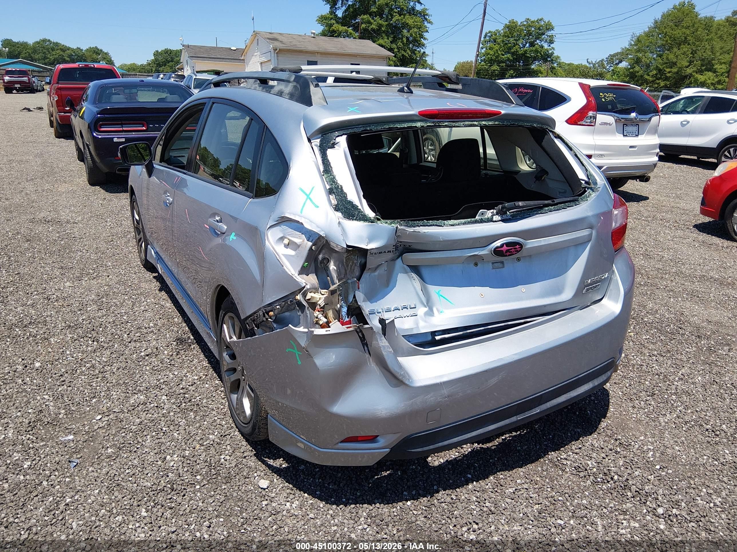 2015 Subaru Impreza 2.0i Sport Premium Silver vin: JF1GPAT65F8219312