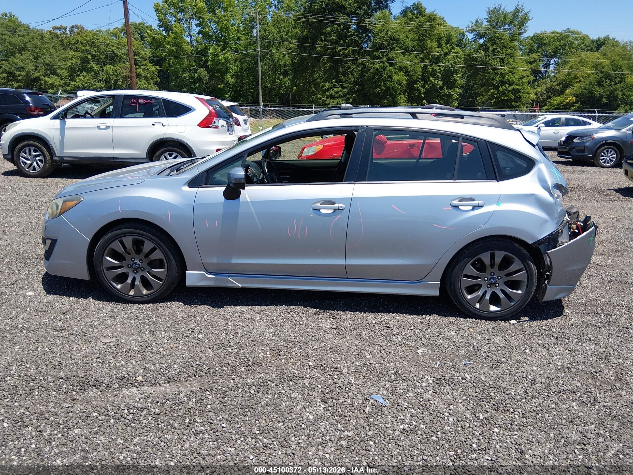 2015 Subaru Impreza 2.0i Sport Premium Silver vin: JF1GPAT65F8219312