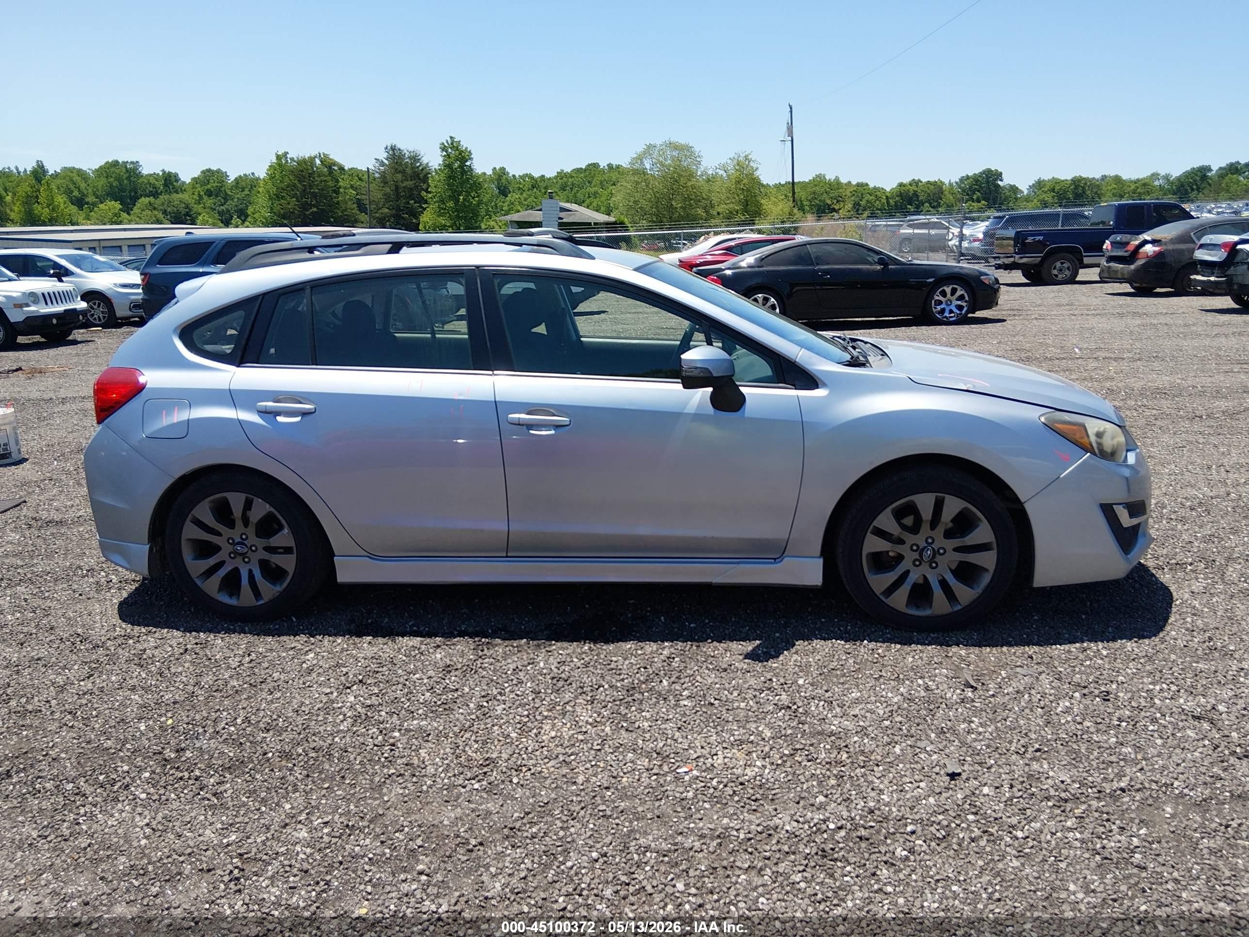 2015 Subaru Impreza 2.0i Sport Premium Silver vin: JF1GPAT65F8219312
