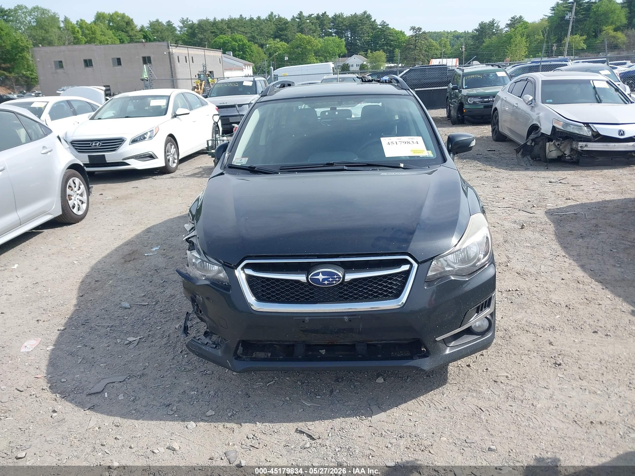 2015 Subaru Impreza 2.0i Sport Premium Черный vin: JF1GPAT65F8326506