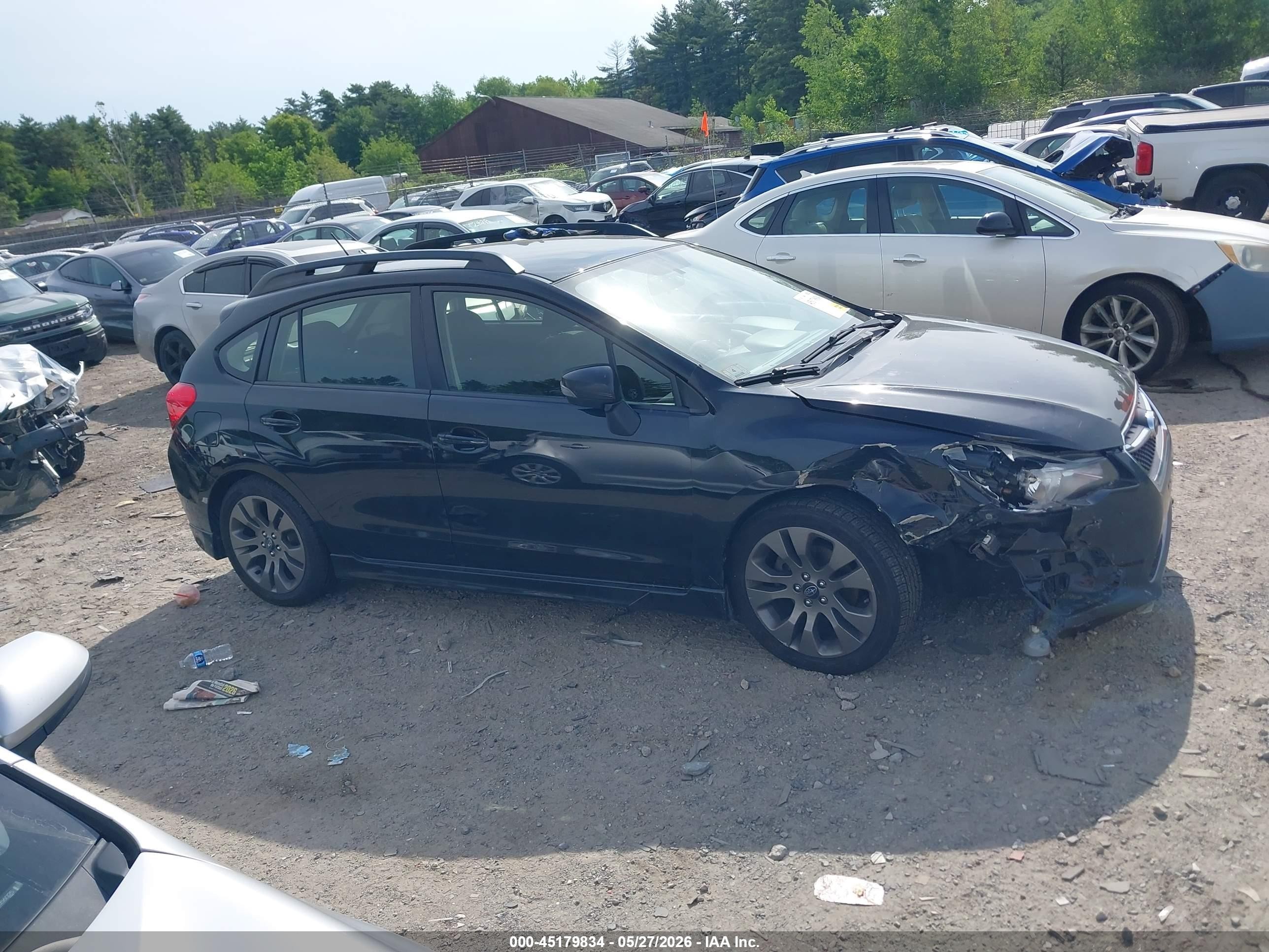 2015 Subaru Impreza 2.0i Sport Premium Черный vin: JF1GPAT65F8326506