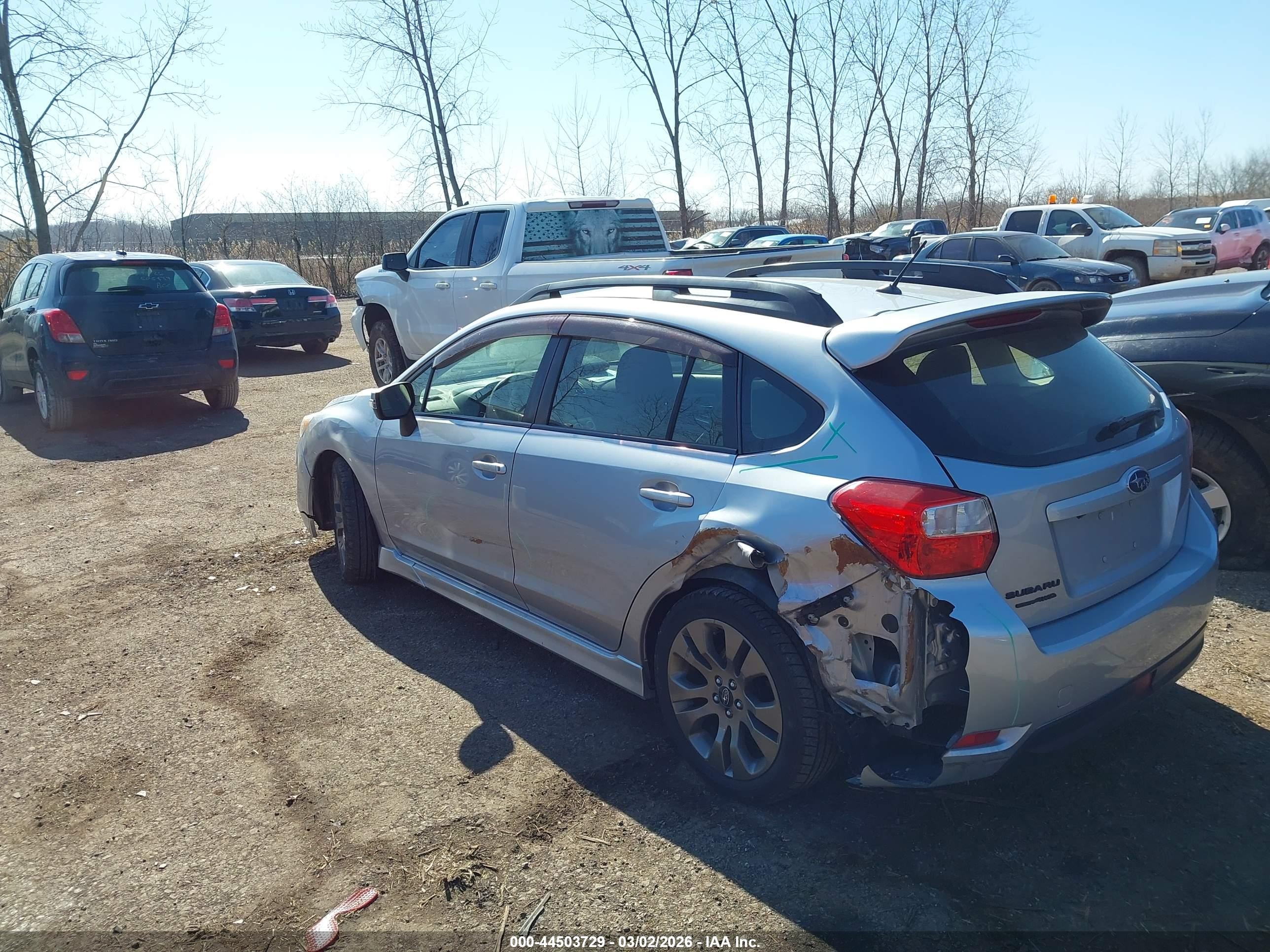 2015 Subaru Impreza 2.0i Sport Premium Silver vin: JF1GPAT65F9323874