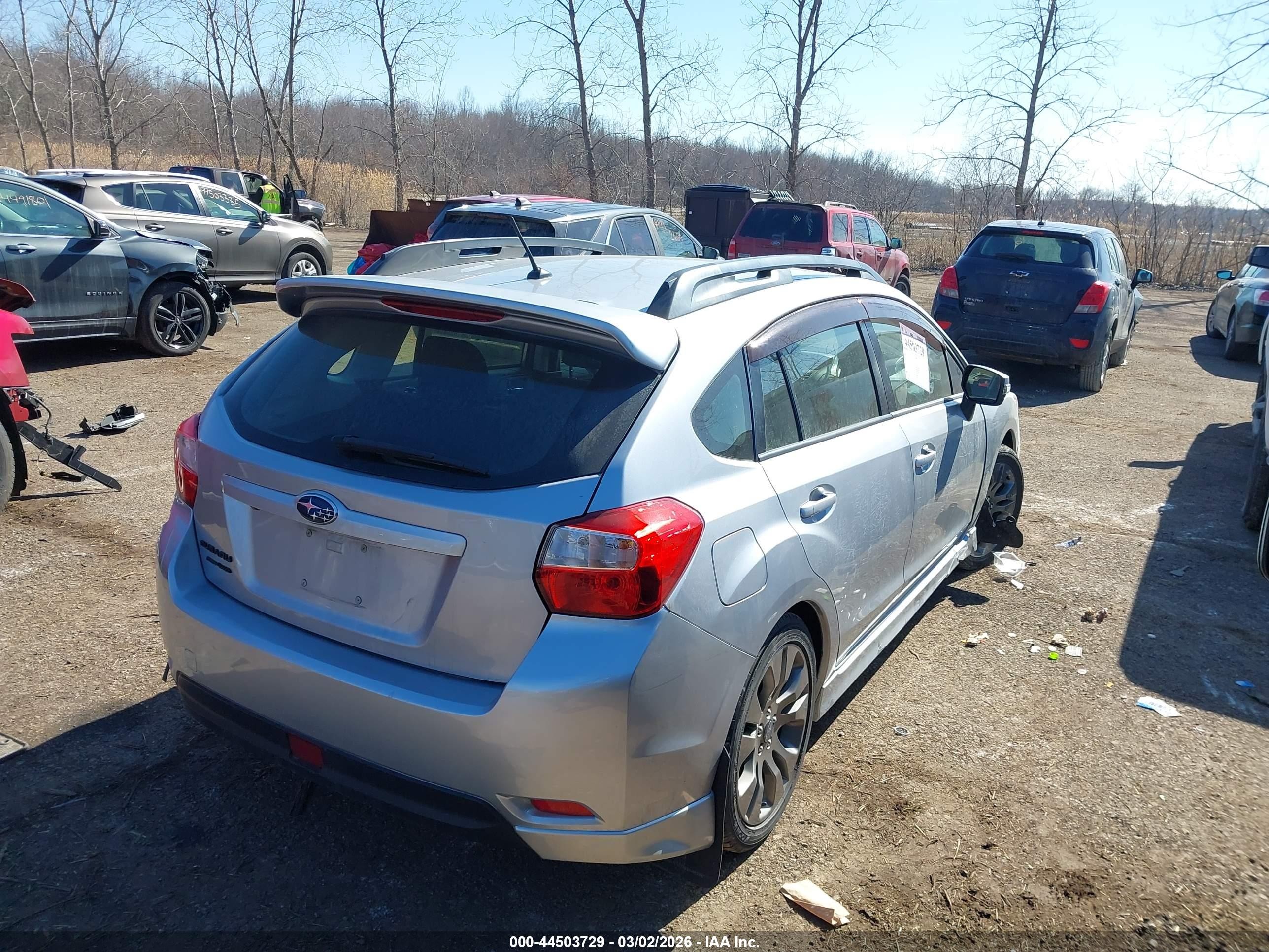 2015 Subaru Impreza 2.0i Sport Premium Silver vin: JF1GPAT65F9323874