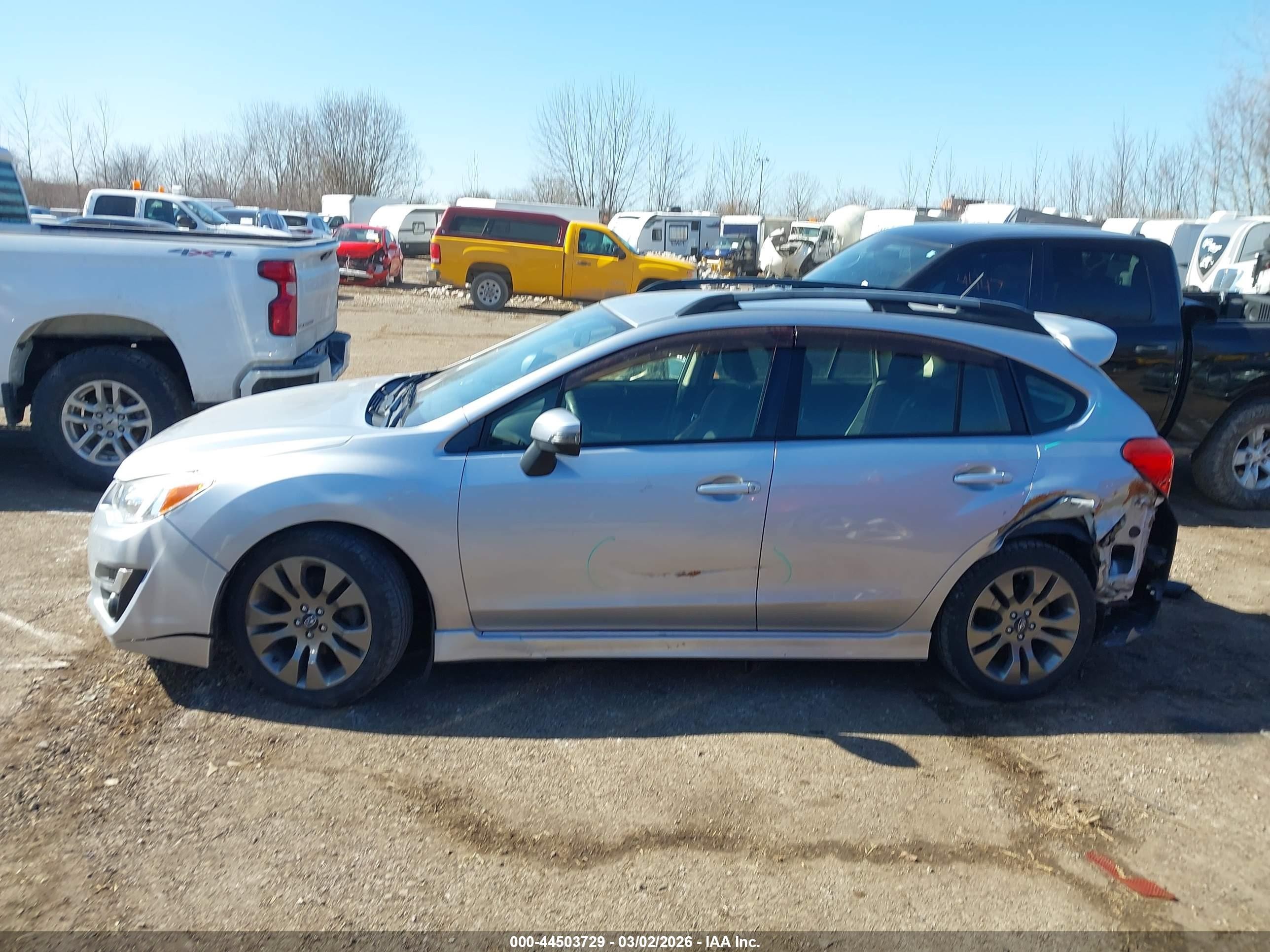 2015 Subaru Impreza 2.0i Sport Premium Silver vin: JF1GPAT65F9323874