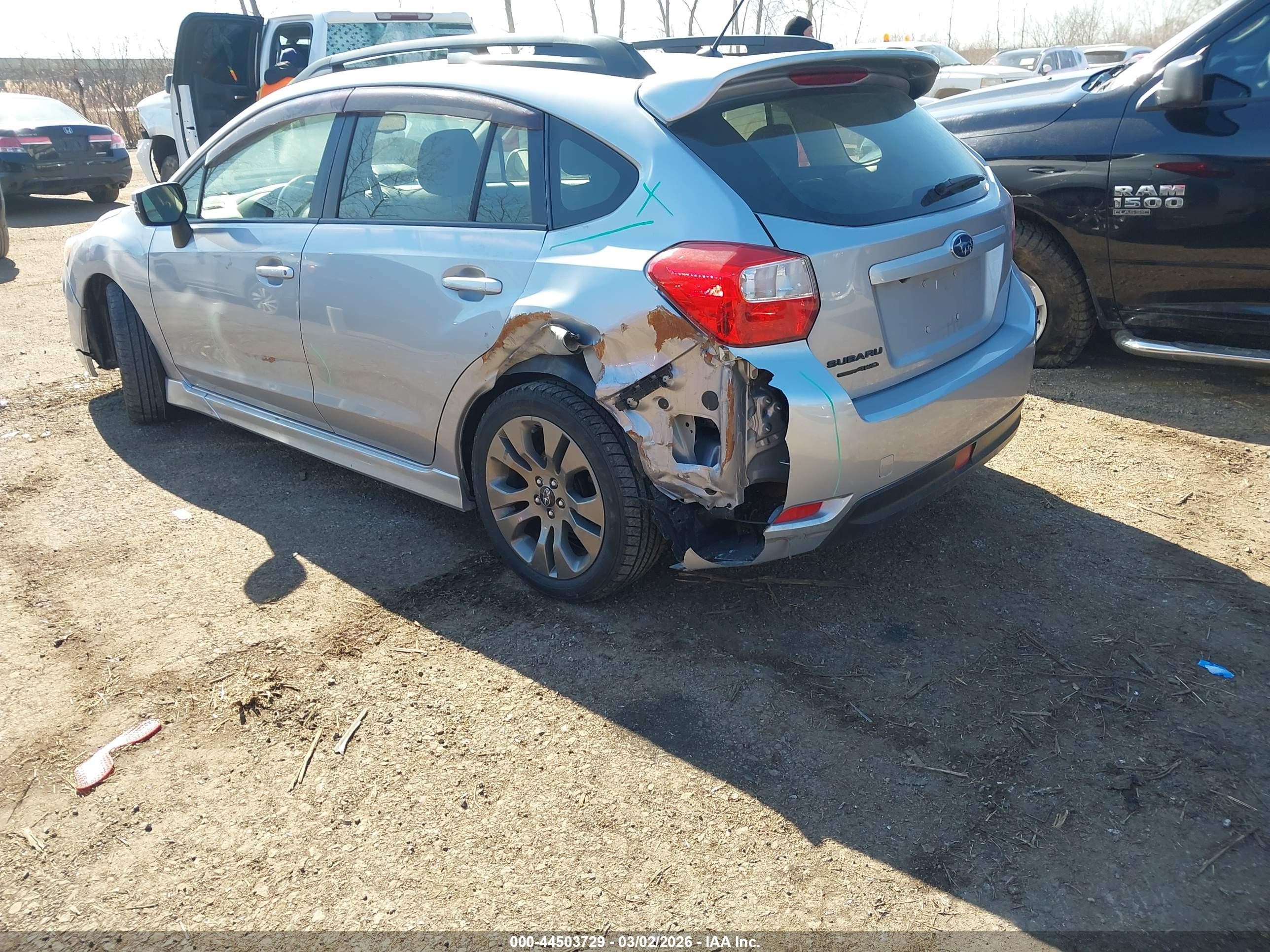 2015 Subaru Impreza 2.0i Sport Premium Silver vin: JF1GPAT65F9323874