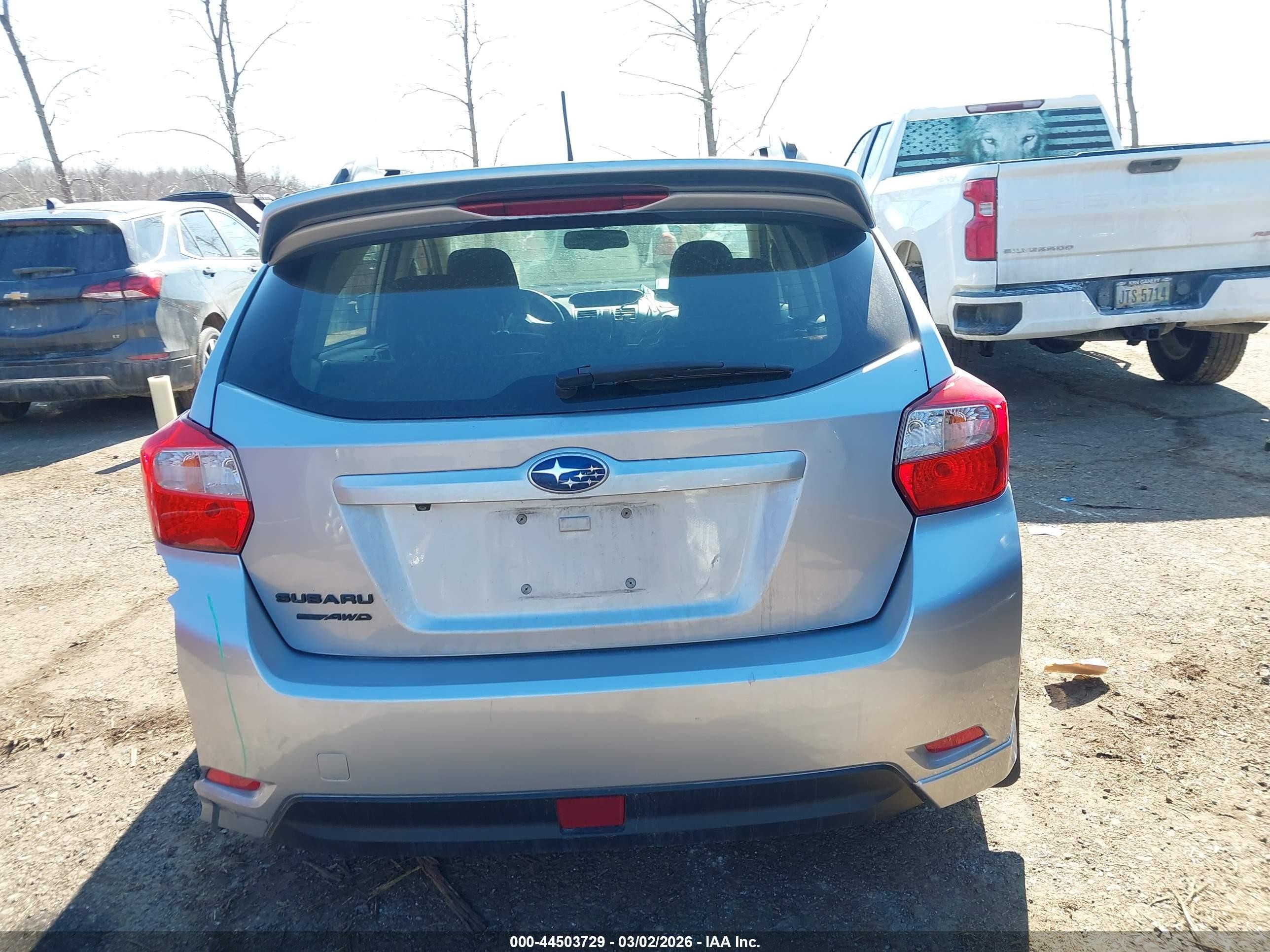 2015 Subaru Impreza 2.0i Sport Premium Silver vin: JF1GPAT65F9323874