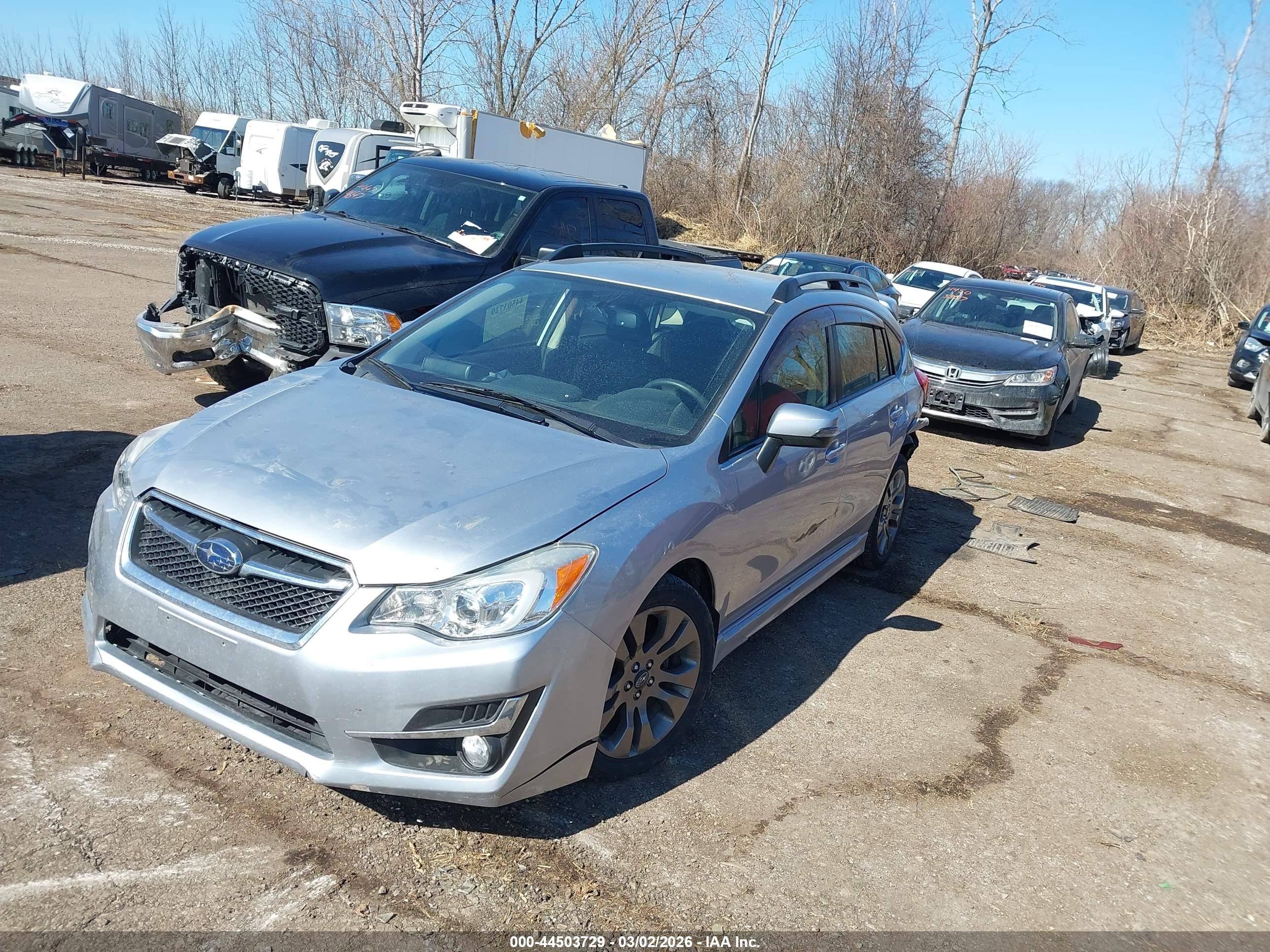2015 Subaru Impreza 2.0i Sport Premium Silver vin: JF1GPAT65F9323874