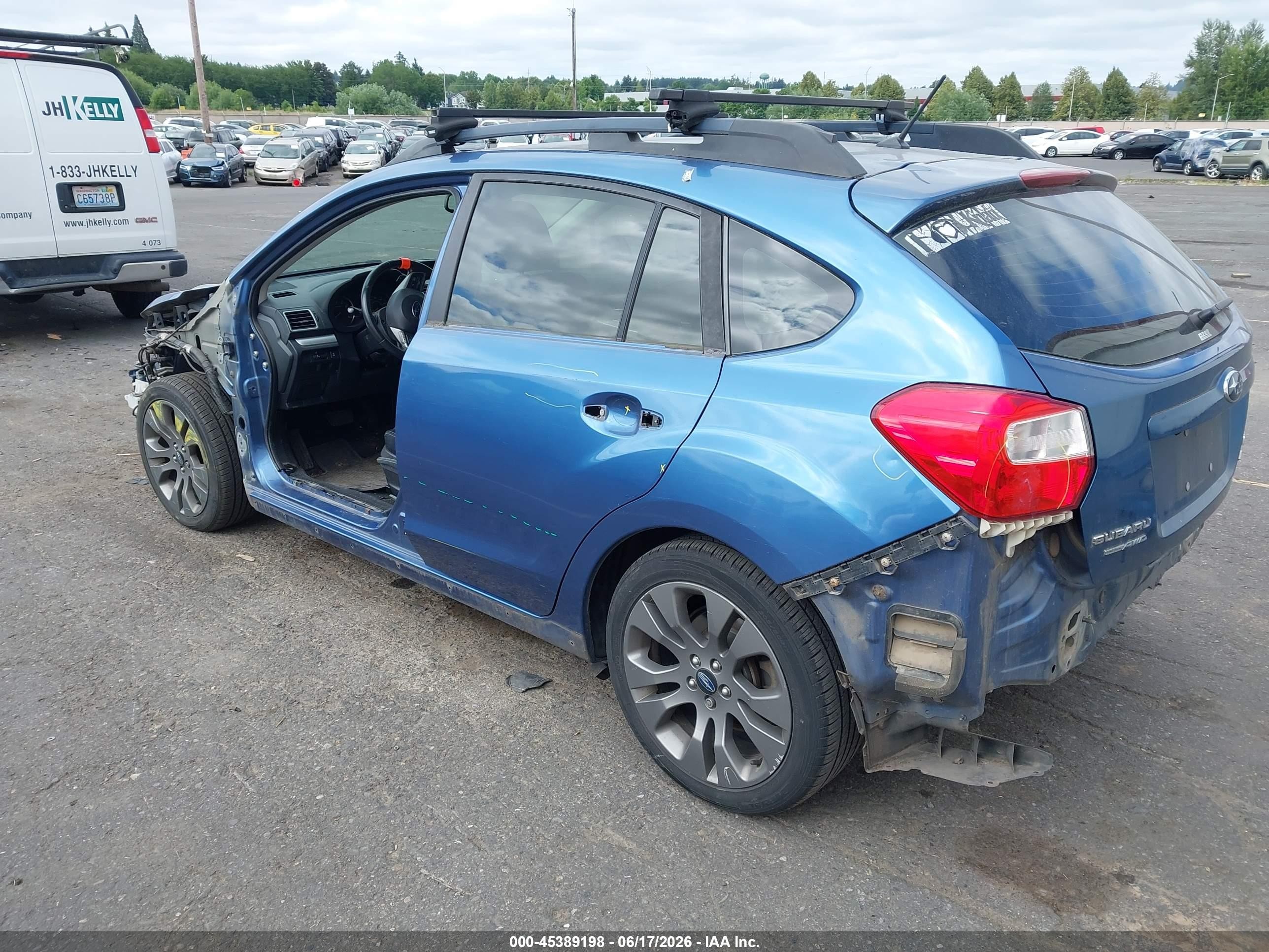 2015 Subaru Impreza 2.0i Sport Premium Blue vin: JF1GPAT65FH253007