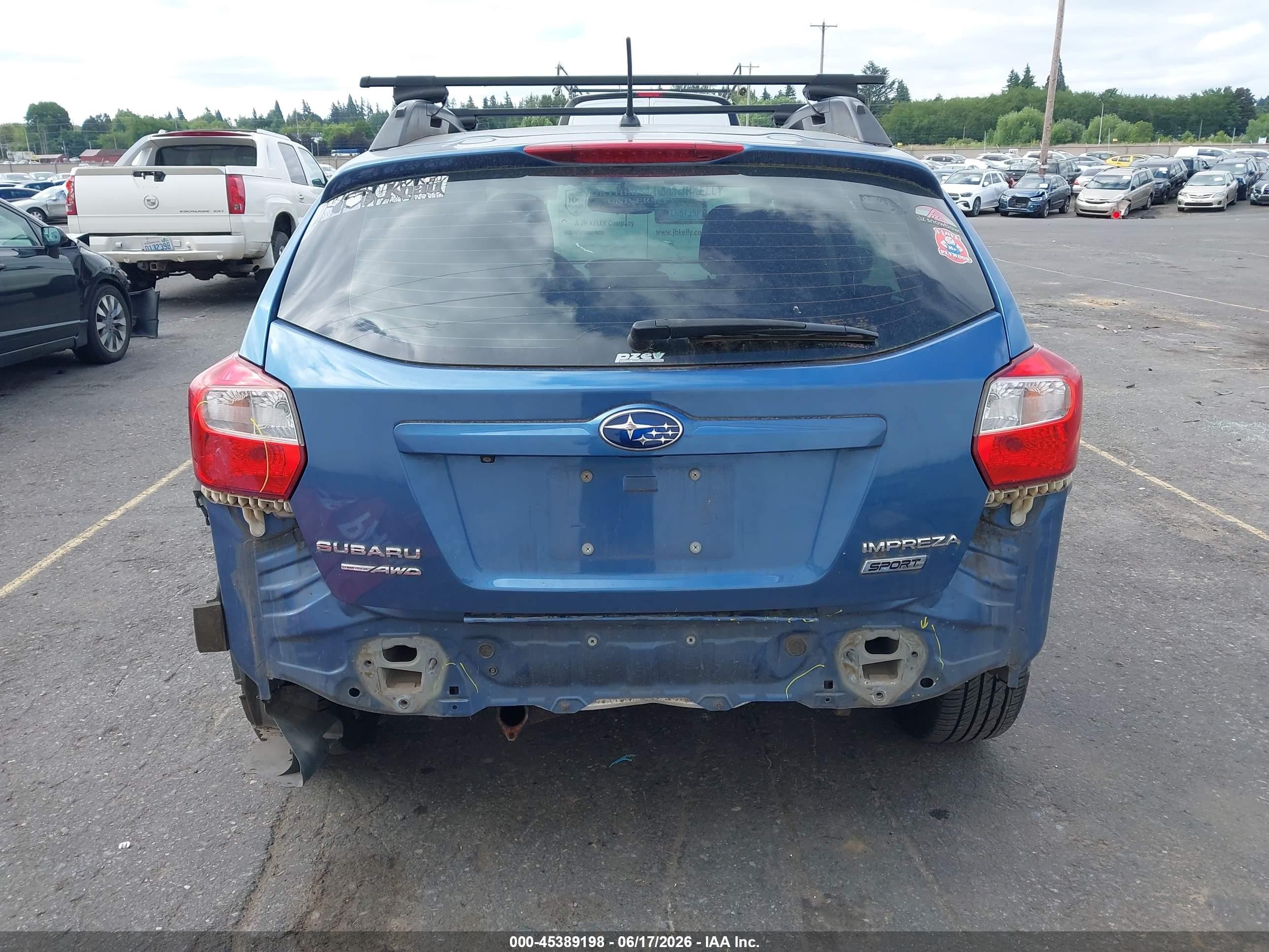 2015 Subaru Impreza 2.0i Sport Premium Blue vin: JF1GPAT65FH253007