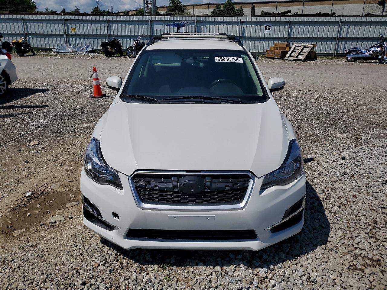 2015 Subaru Impreza Sport White vin: JF1GPAT66F8206780