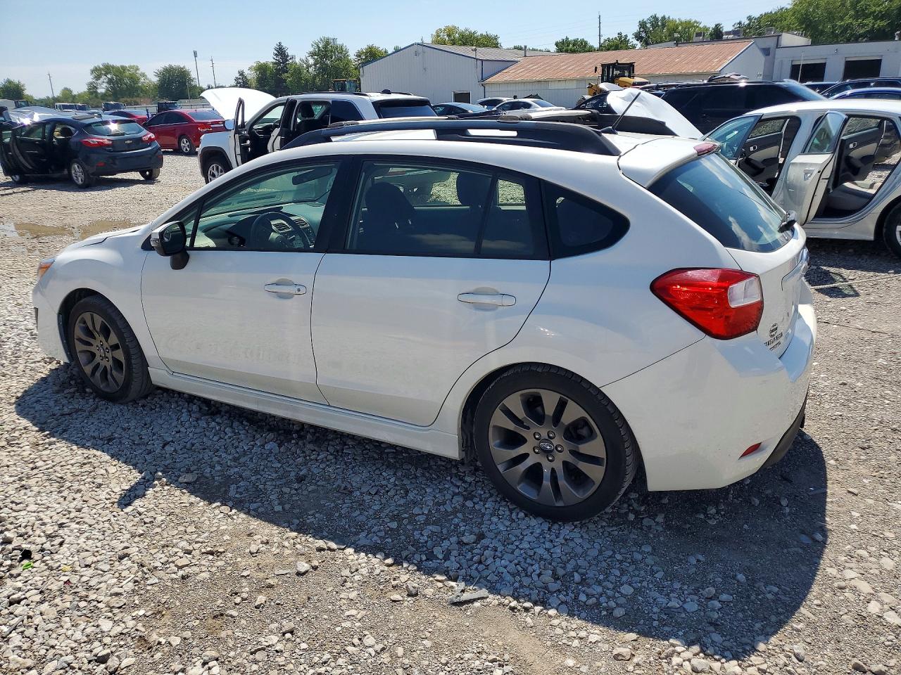 2015 Subaru Impreza Sport White vin: JF1GPAT66F8206780