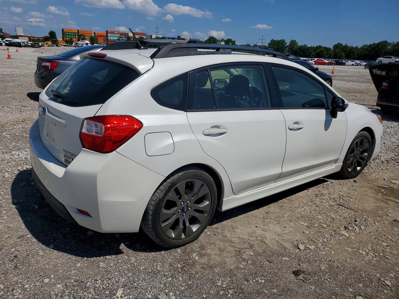2015 Subaru Impreza Sport White vin: JF1GPAT66F8206780