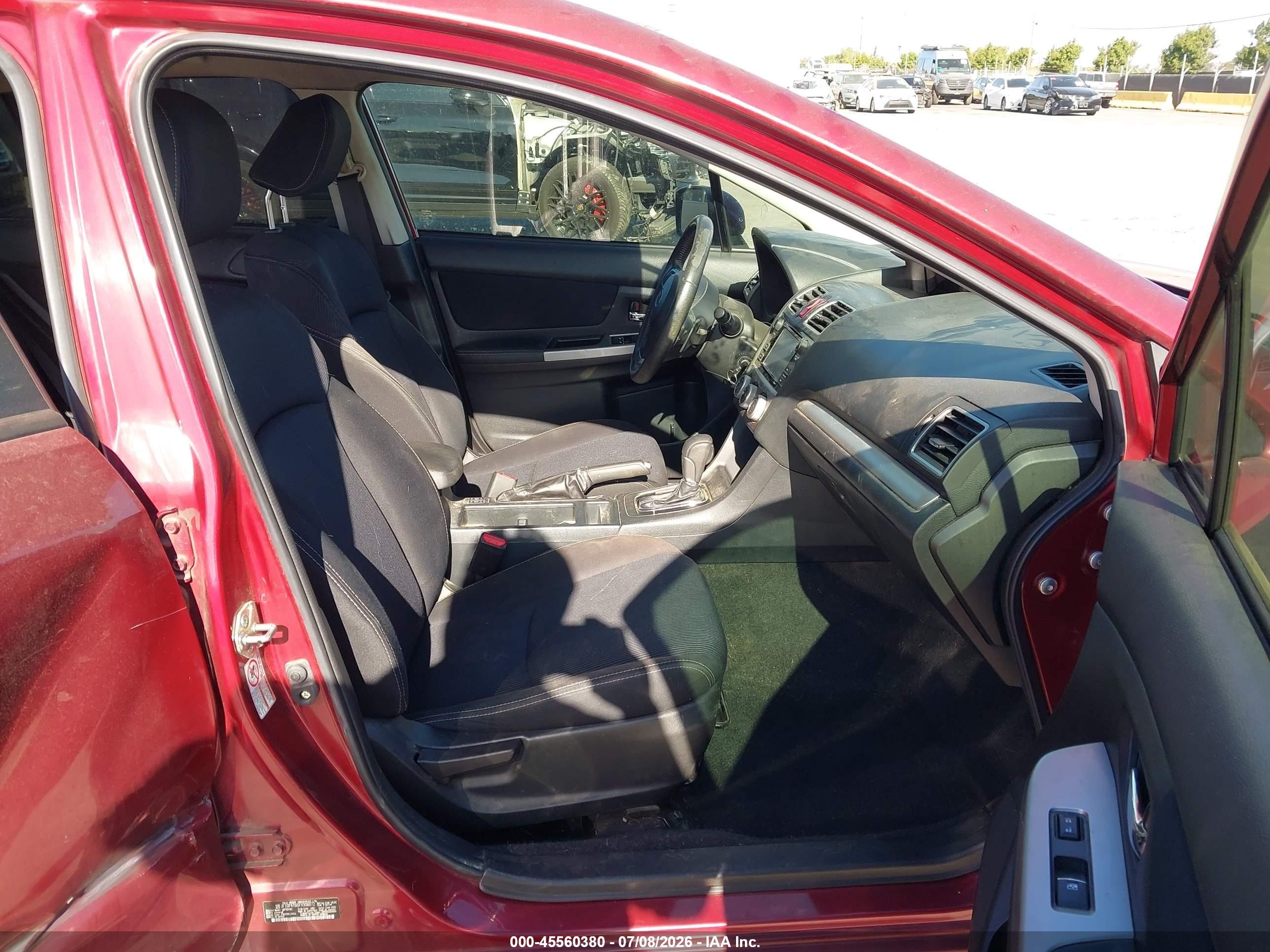 2015 Subaru Impreza 2.0i Sport Premium Burgundy vin: JF1GPAT66FH308872