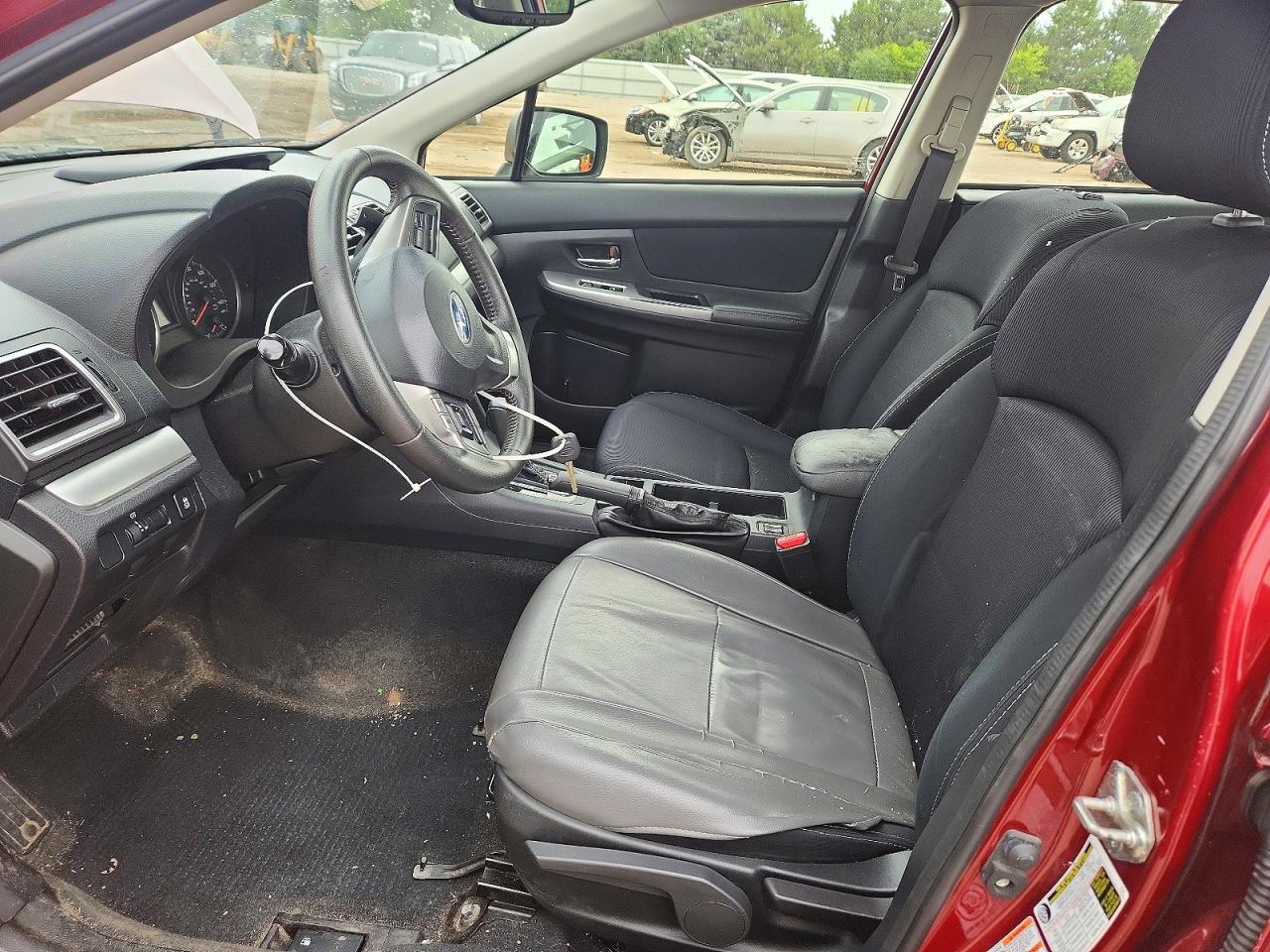 2015 Subaru Impreza Sport Burgundy vin: JF1GPAT66FH317636