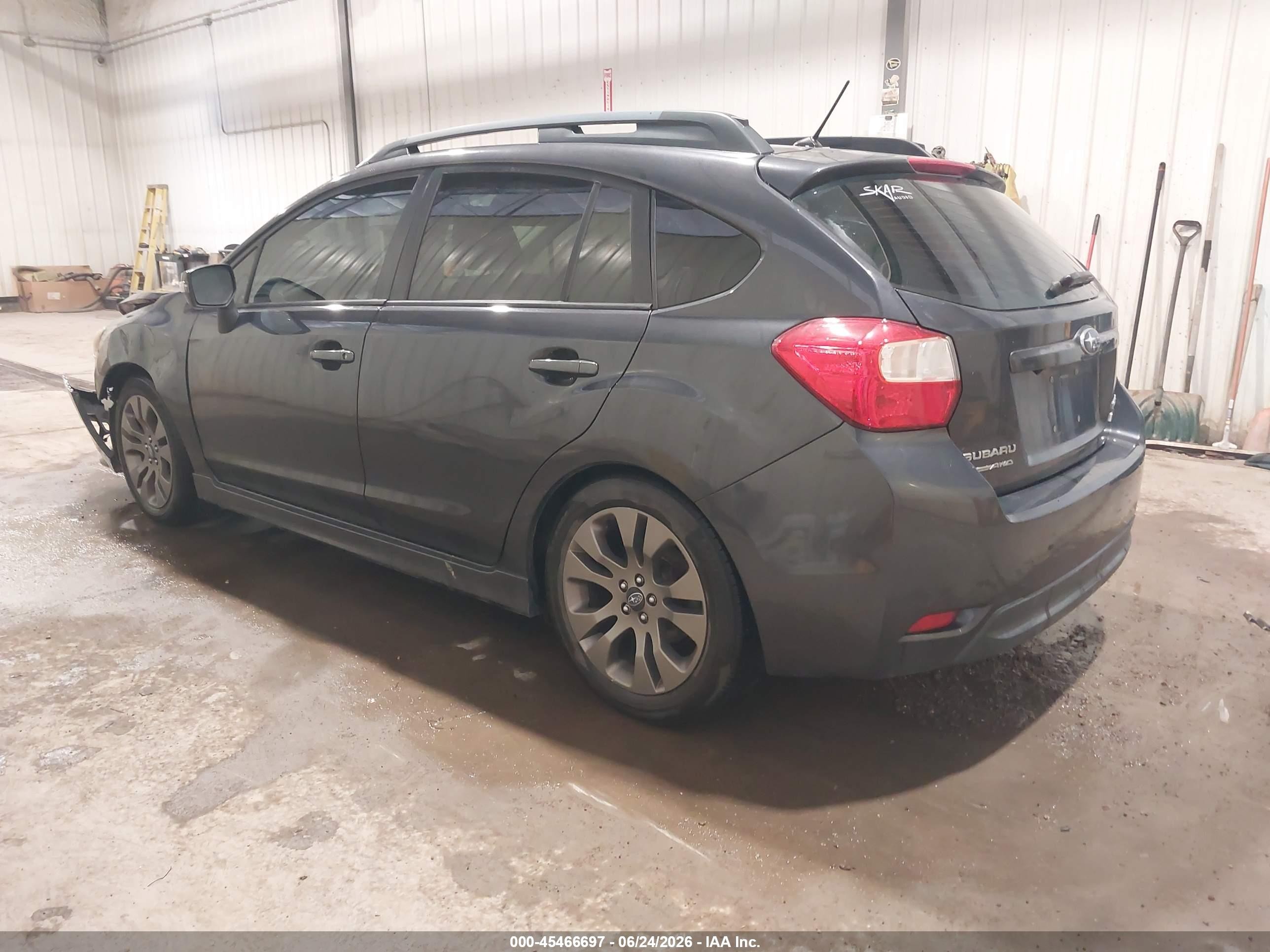 2015 Subaru Impreza 2.0i Sport Premium Gray vin: JF1GPAT67F8214418