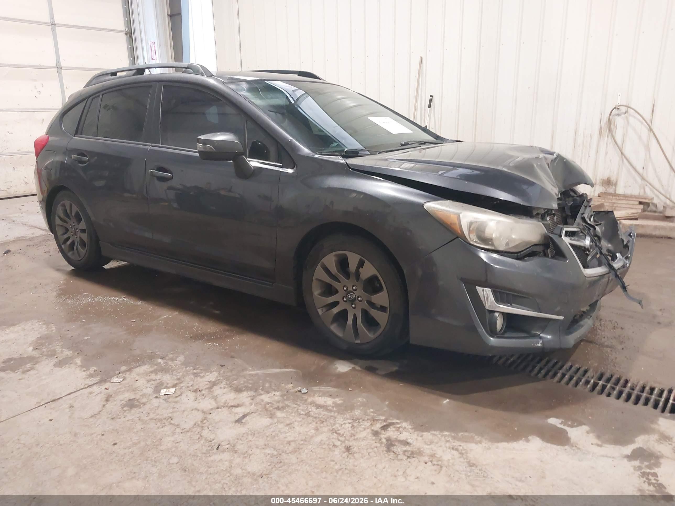 2015 Subaru Impreza 2.0i Sport Premium Gray vin: JF1GPAT67F8214418