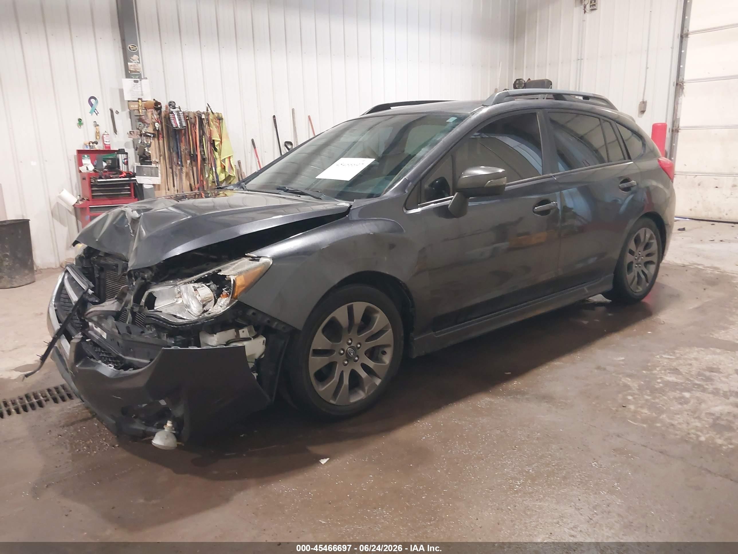 2015 Subaru Impreza 2.0i Sport Premium Gray vin: JF1GPAT67F8214418