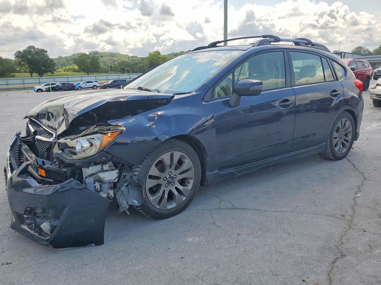 2015 Subaru Impreza Sport Blue vin: JF1GPAT67FG268579