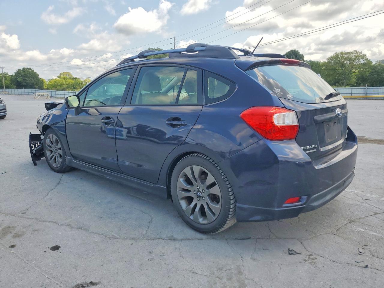 2015 Subaru Impreza Sport Blue vin: JF1GPAT67FG268579