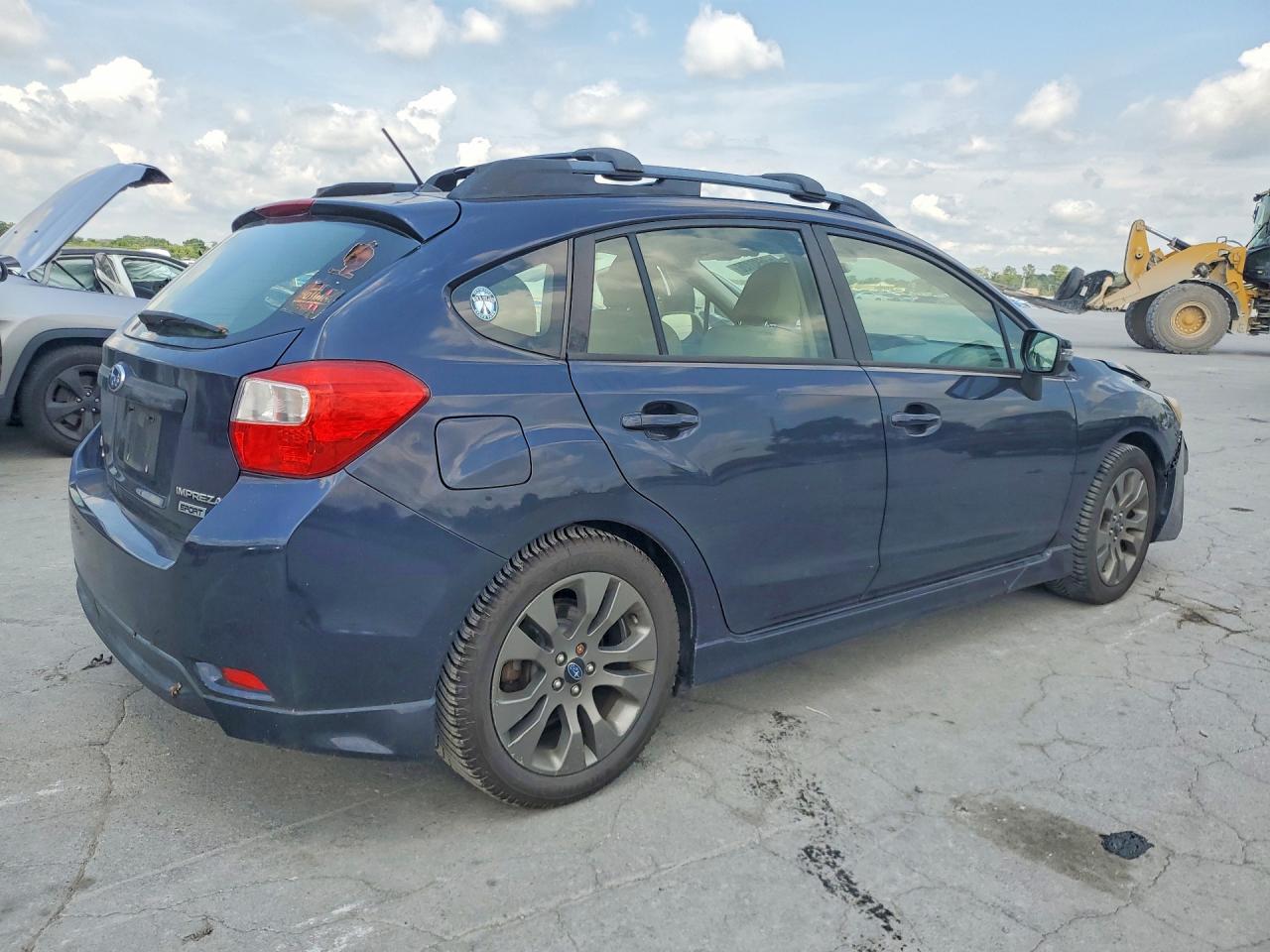 2015 Subaru Impreza Sport Blue vin: JF1GPAT67FG268579