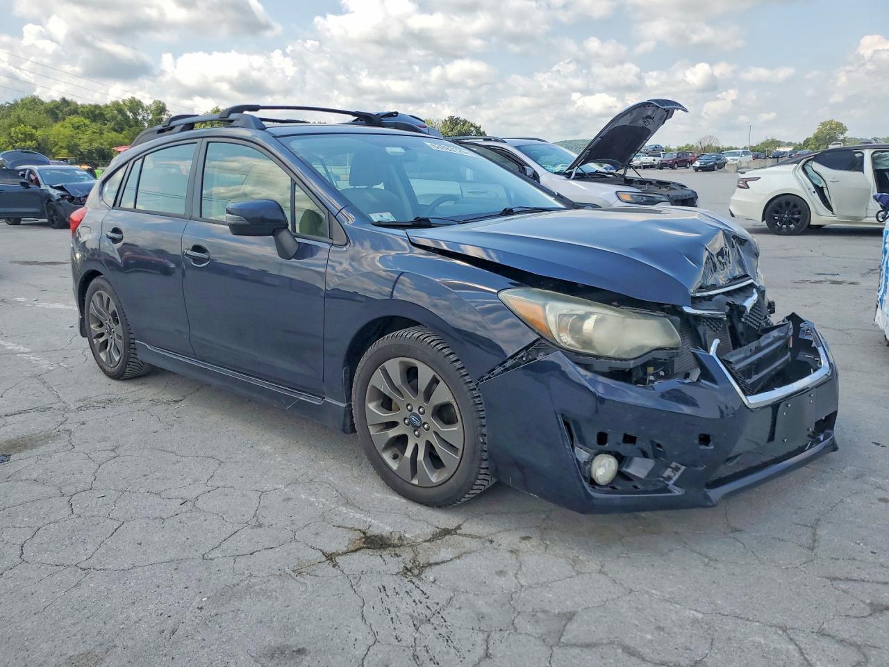 2015 Subaru Impreza Sport Blue vin: JF1GPAT67FG268579