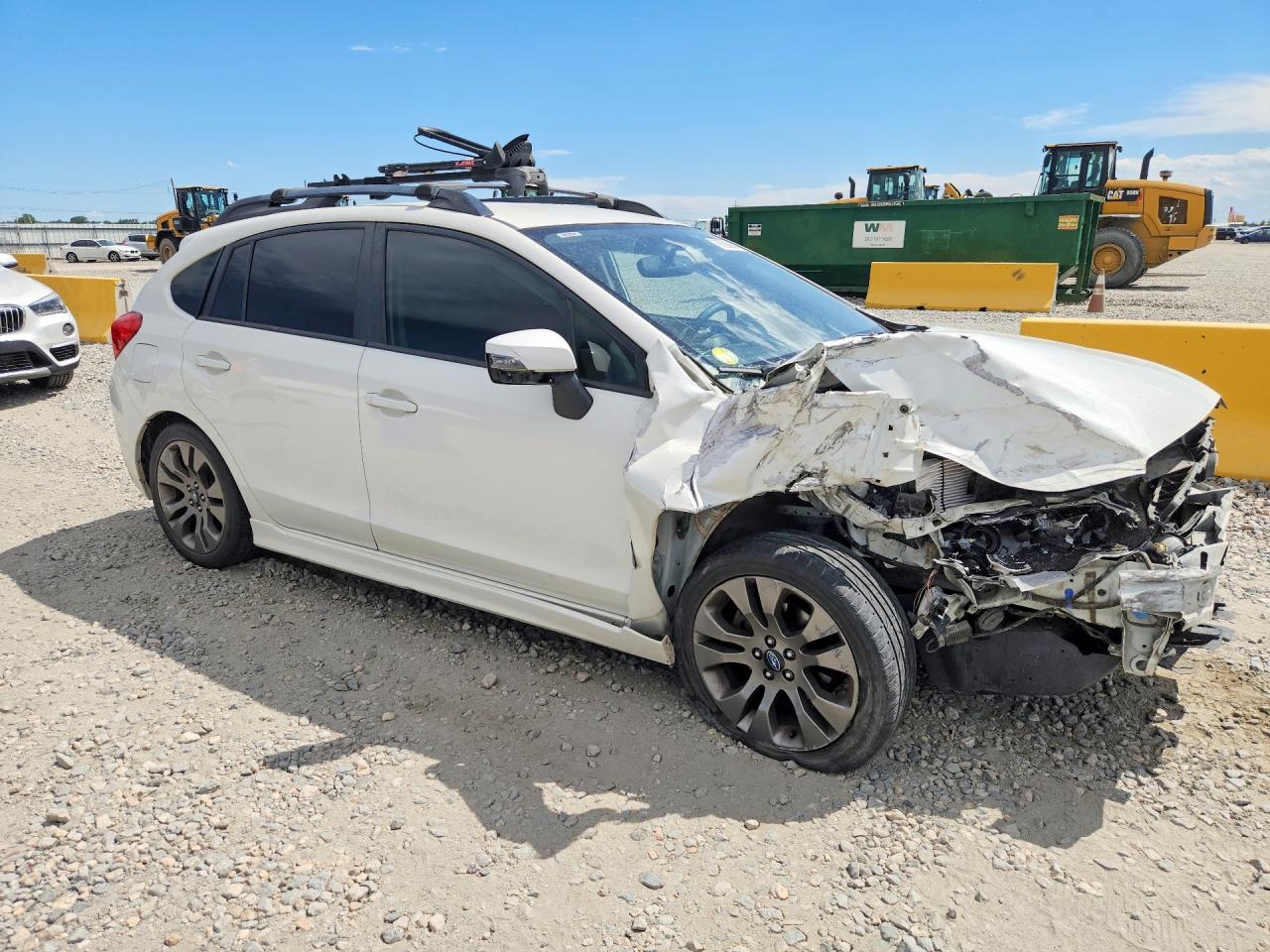 2015 Subaru Impreza Sport White vin: JF1GPAT67FG306215