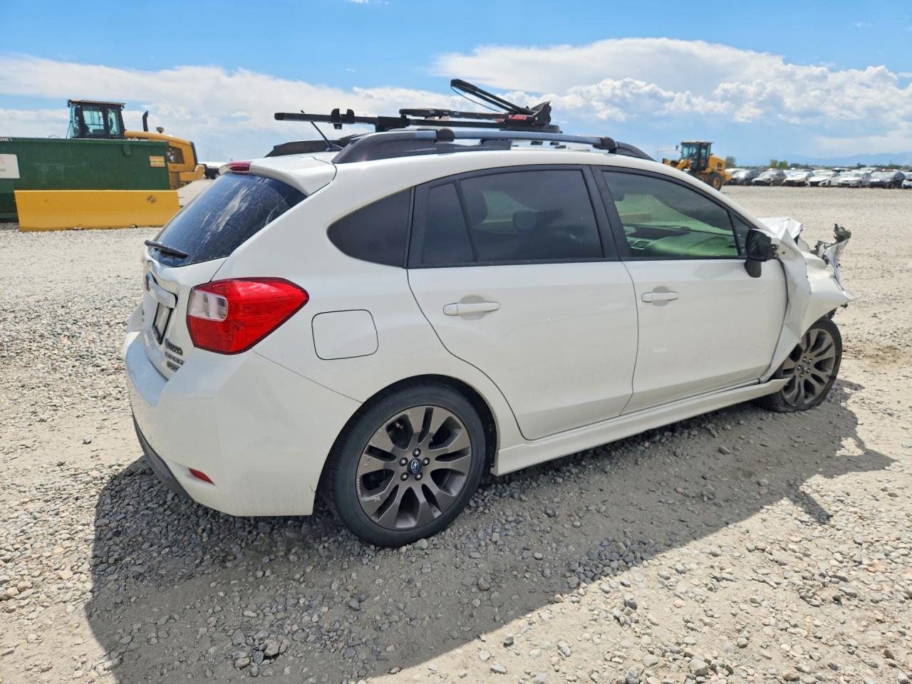 2015 Subaru Impreza Sport White vin: JF1GPAT67FG306215
