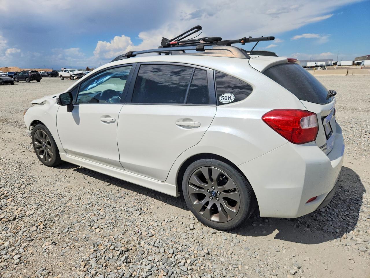 2015 Subaru Impreza Sport White vin: JF1GPAT67FG306215