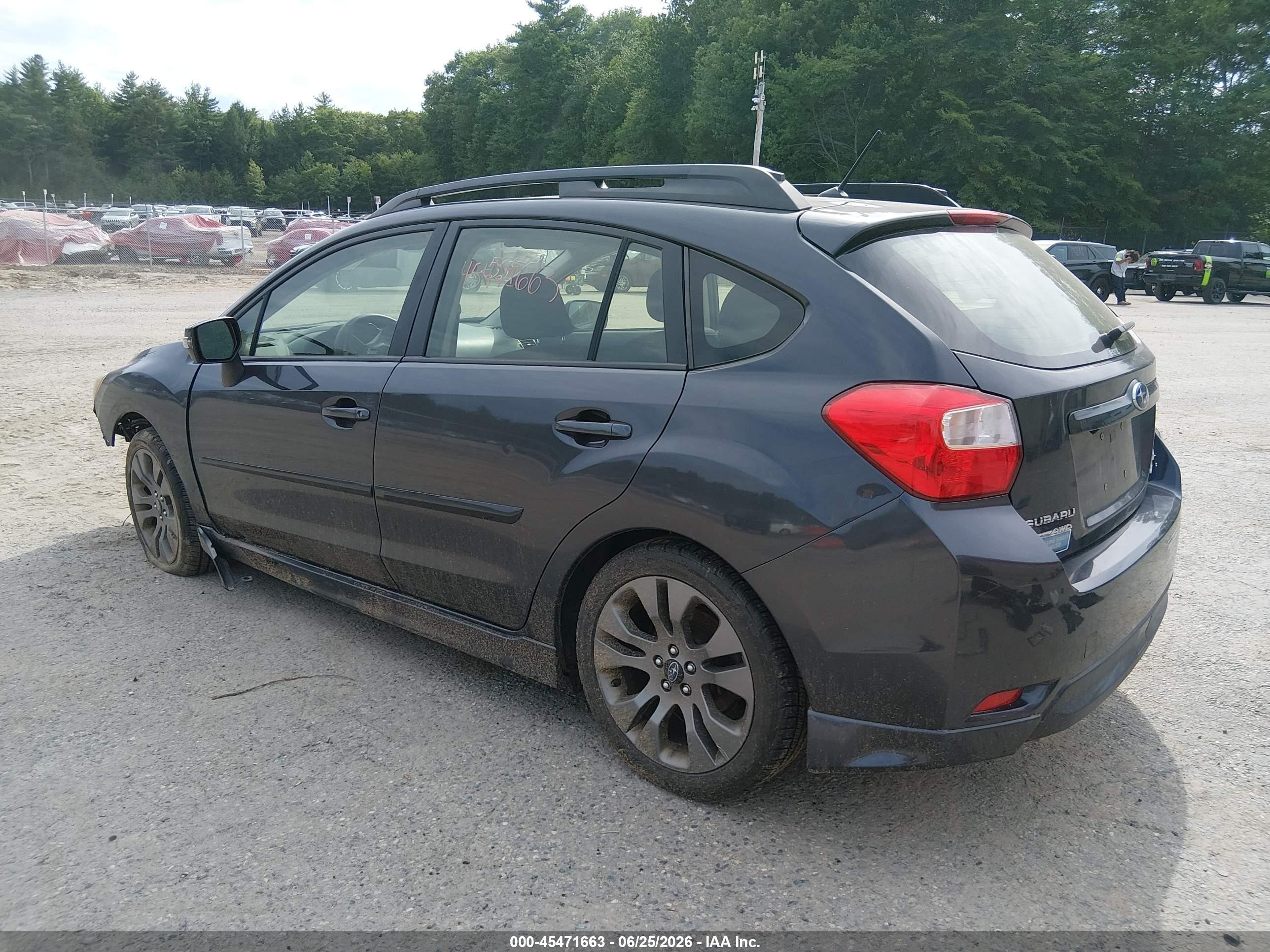 2015 Subaru Impreza 2.0i Sport Premium Gray vin: JF1GPAT67FH268981