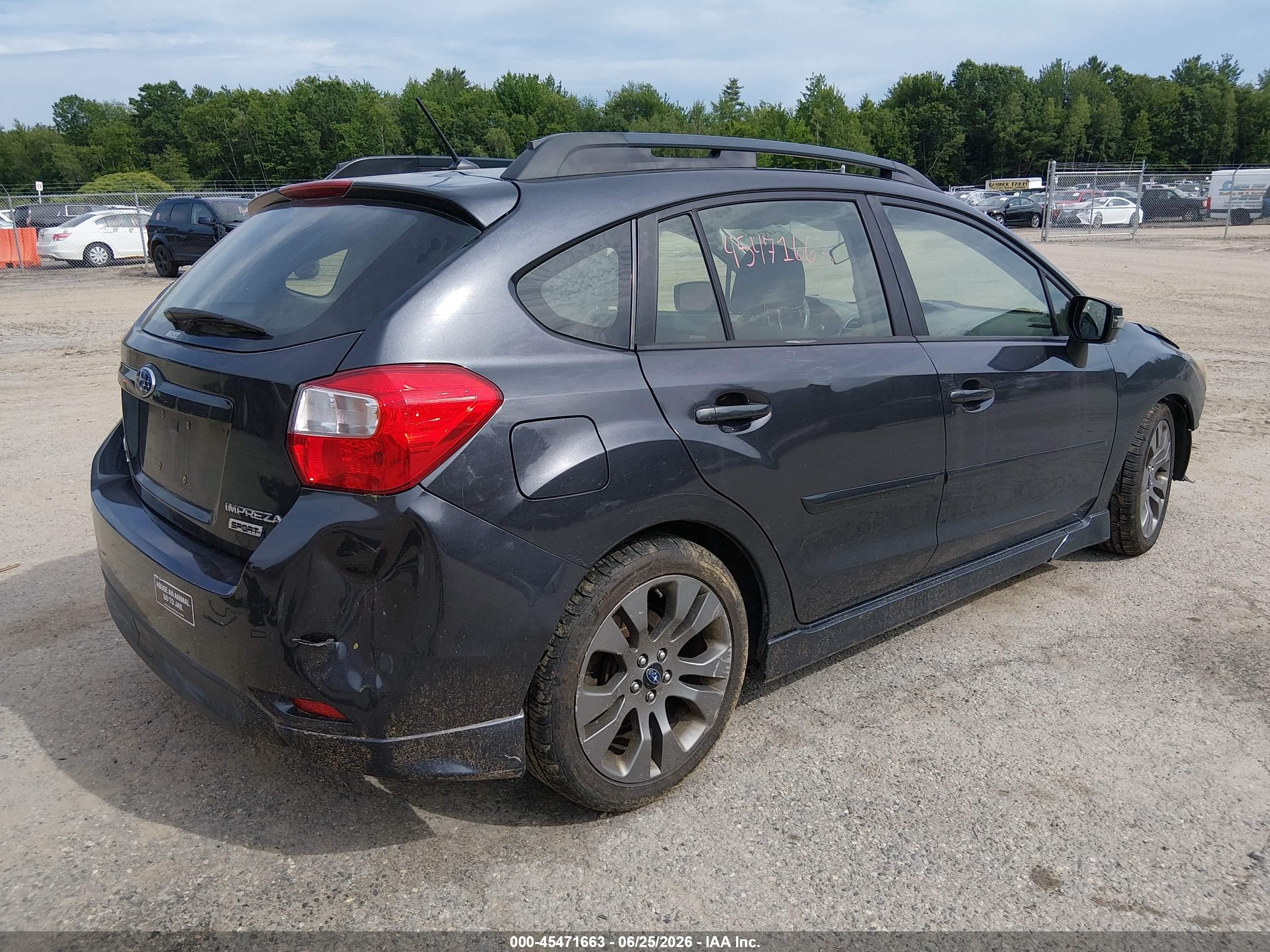 2015 Subaru Impreza 2.0i Sport Premium Gray vin: JF1GPAT67FH268981
