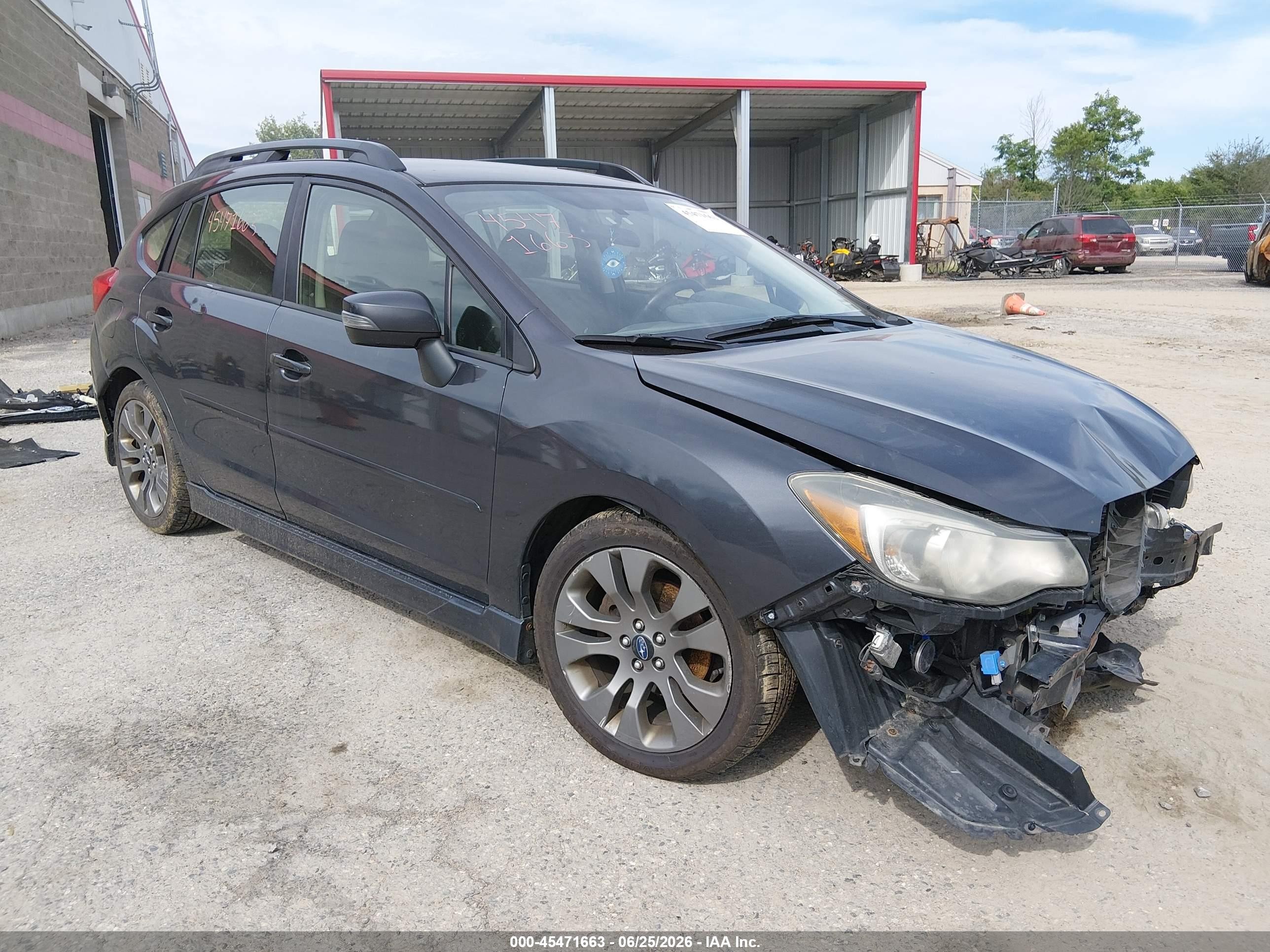 2015 Subaru Impreza 2.0i Sport Premium Gray vin: JF1GPAT67FH268981