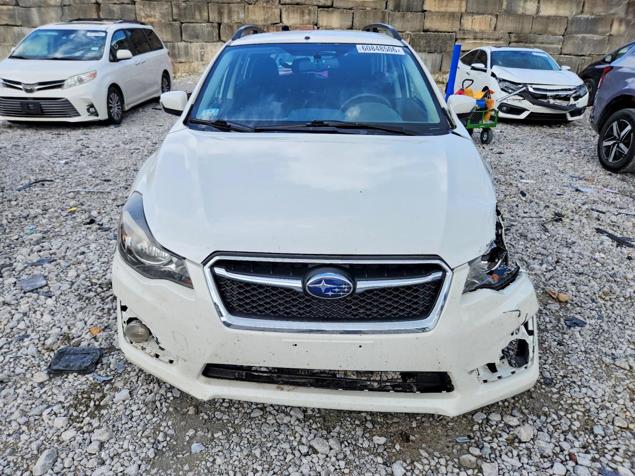 2015 Subaru Impreza Sport Белый vin: JF1GPAT67FH297445