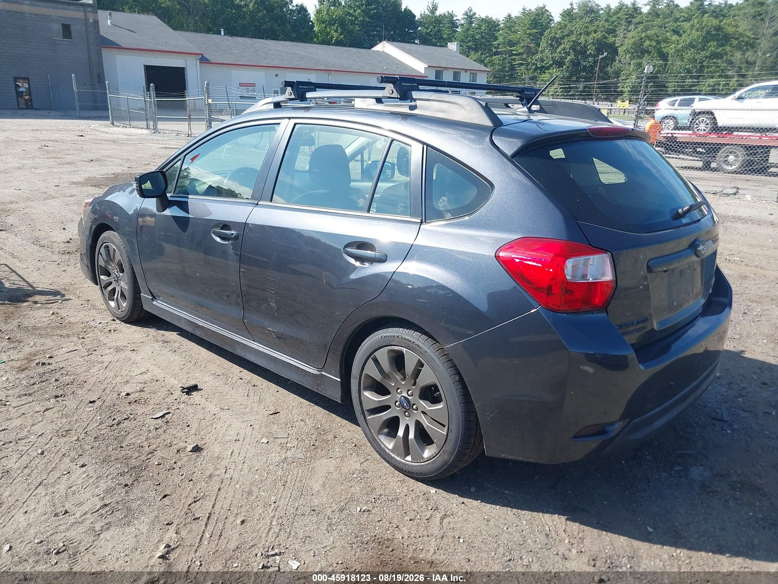 2015 Subaru Impreza 2.0i Sport Premium Gray vin: JF1GPAT68F8235178