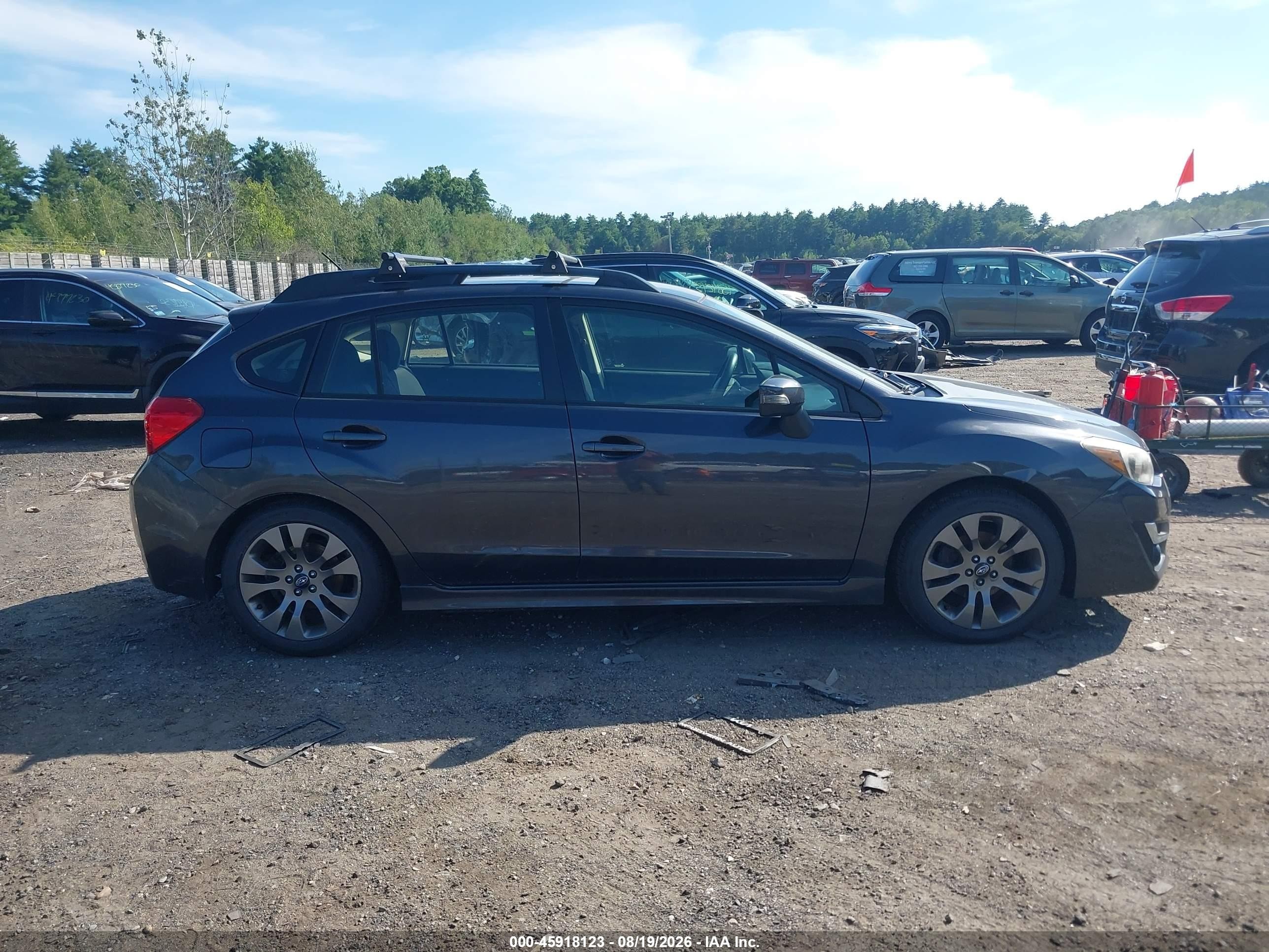 2015 Subaru Impreza 2.0i Sport Premium Gray vin: JF1GPAT68F8235178