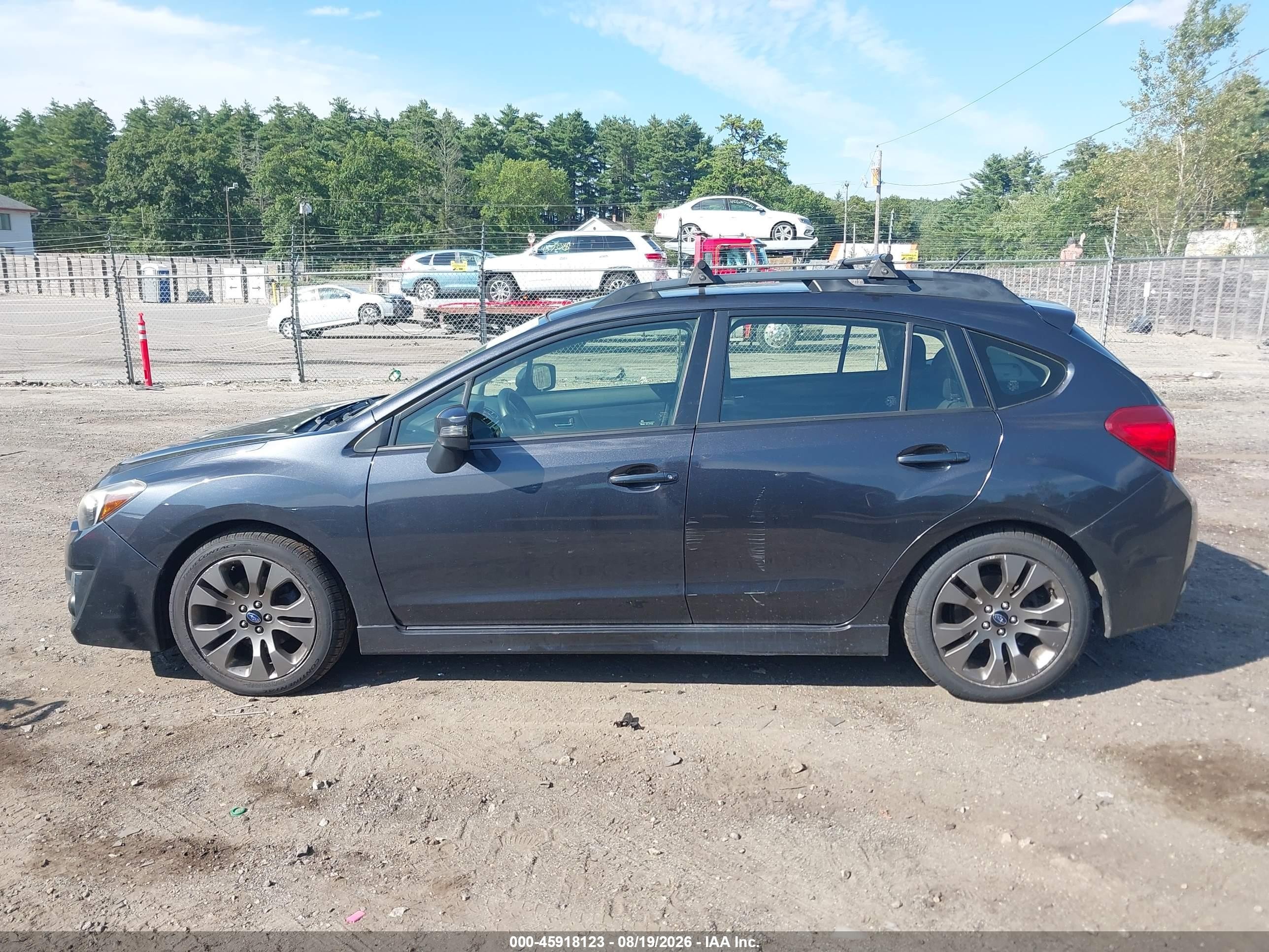 2015 Subaru Impreza 2.0i Sport Premium Gray vin: JF1GPAT68F8235178
