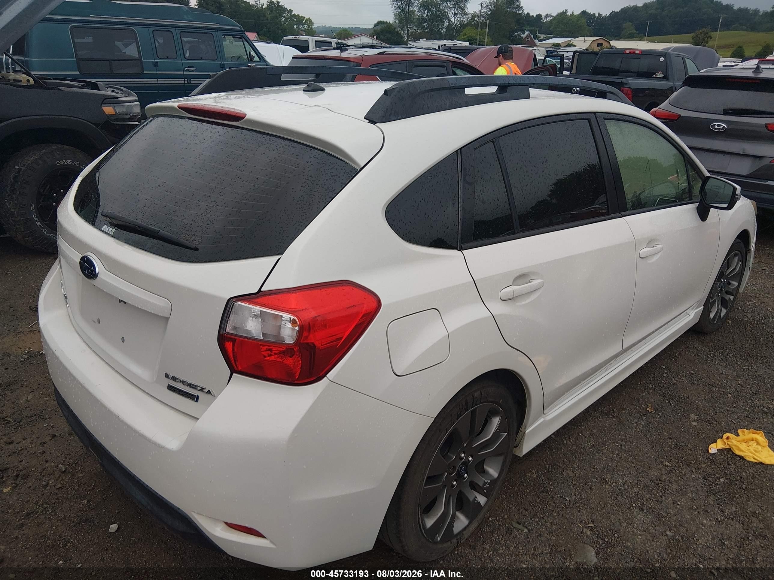 2015 Subaru Impreza 2.0i Sport Premium White vin: JF1GPAT68FH251977