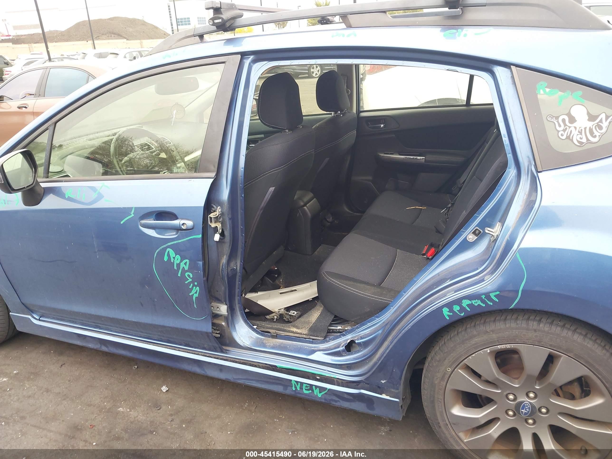 2015 Subaru Impreza 2.0i Sport Premium Синий vin: JF1GPAT69F8205462