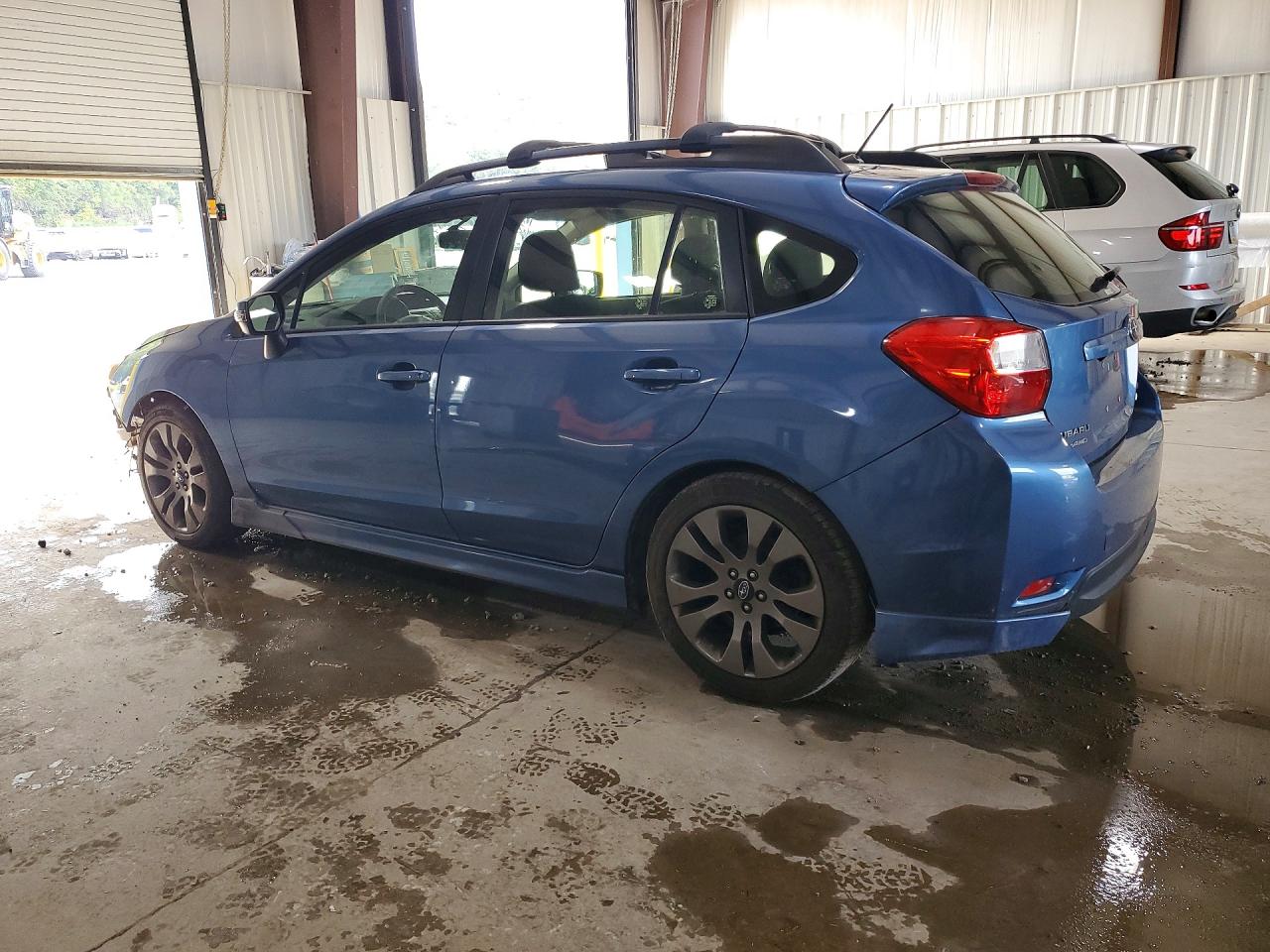 2015 Subaru Impreza Sport Blue vin: JF1GPAT69F8298936