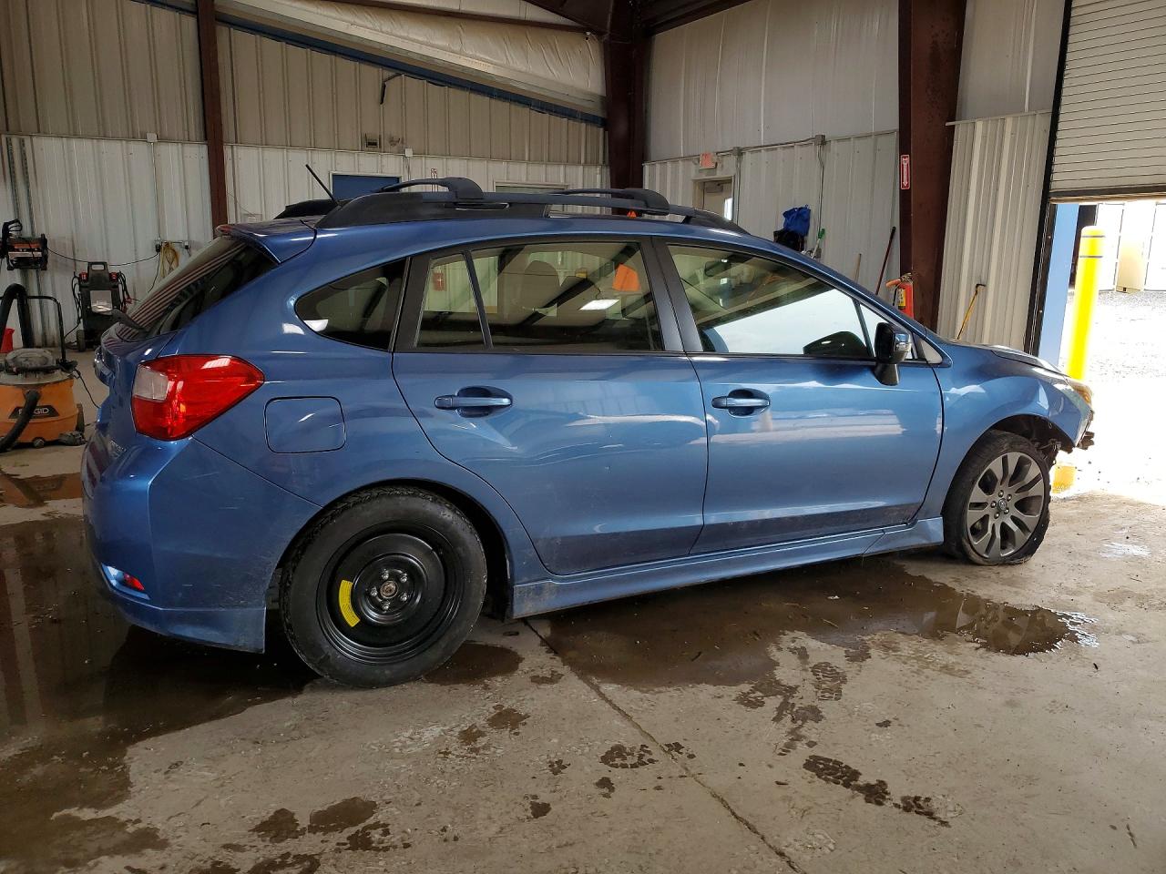 2015 Subaru Impreza Sport Blue vin: JF1GPAT69F8298936