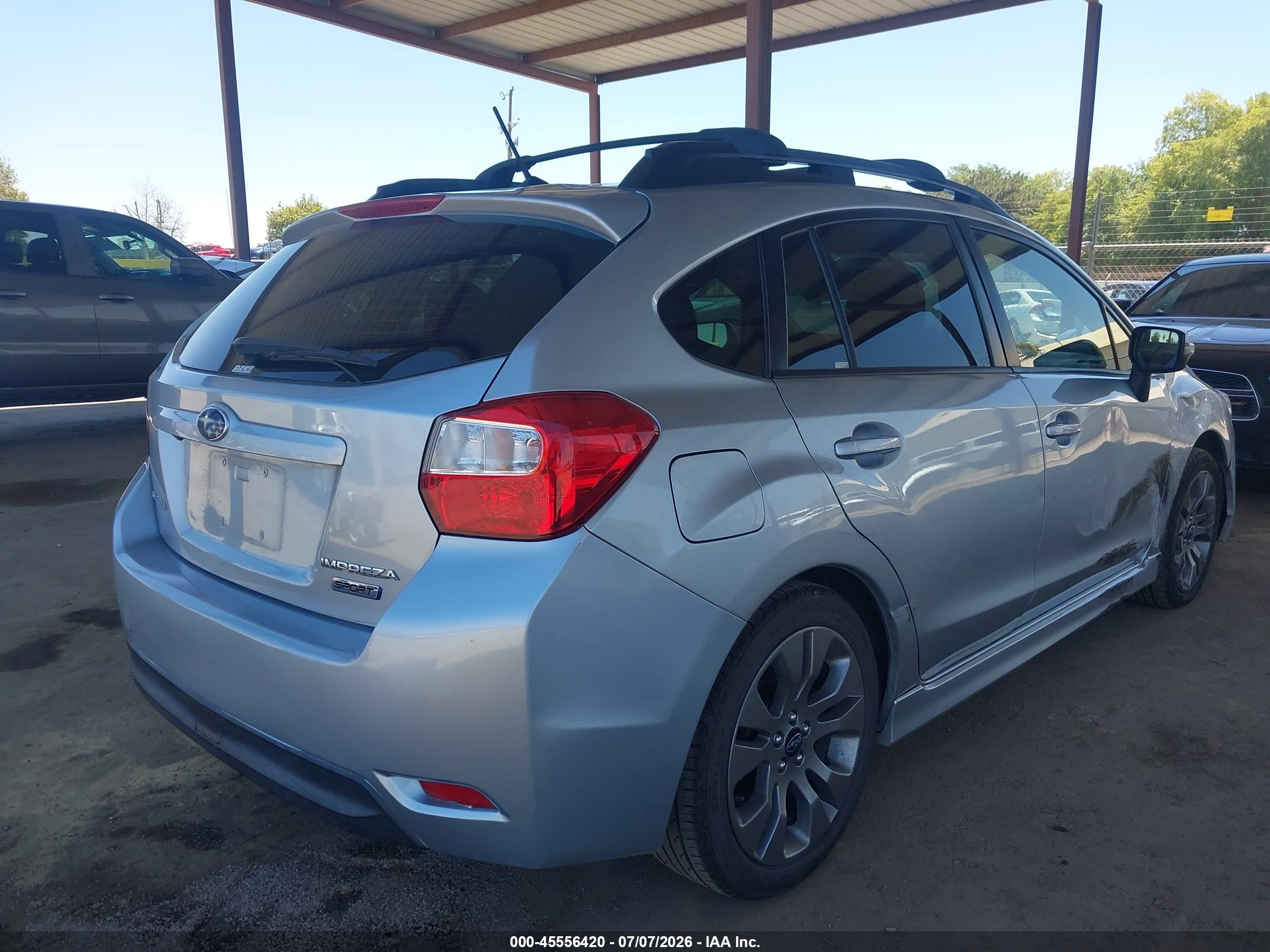 2015 Subaru Impreza 2.0i Sport Premium Silver vin: JF1GPAT69F9328804