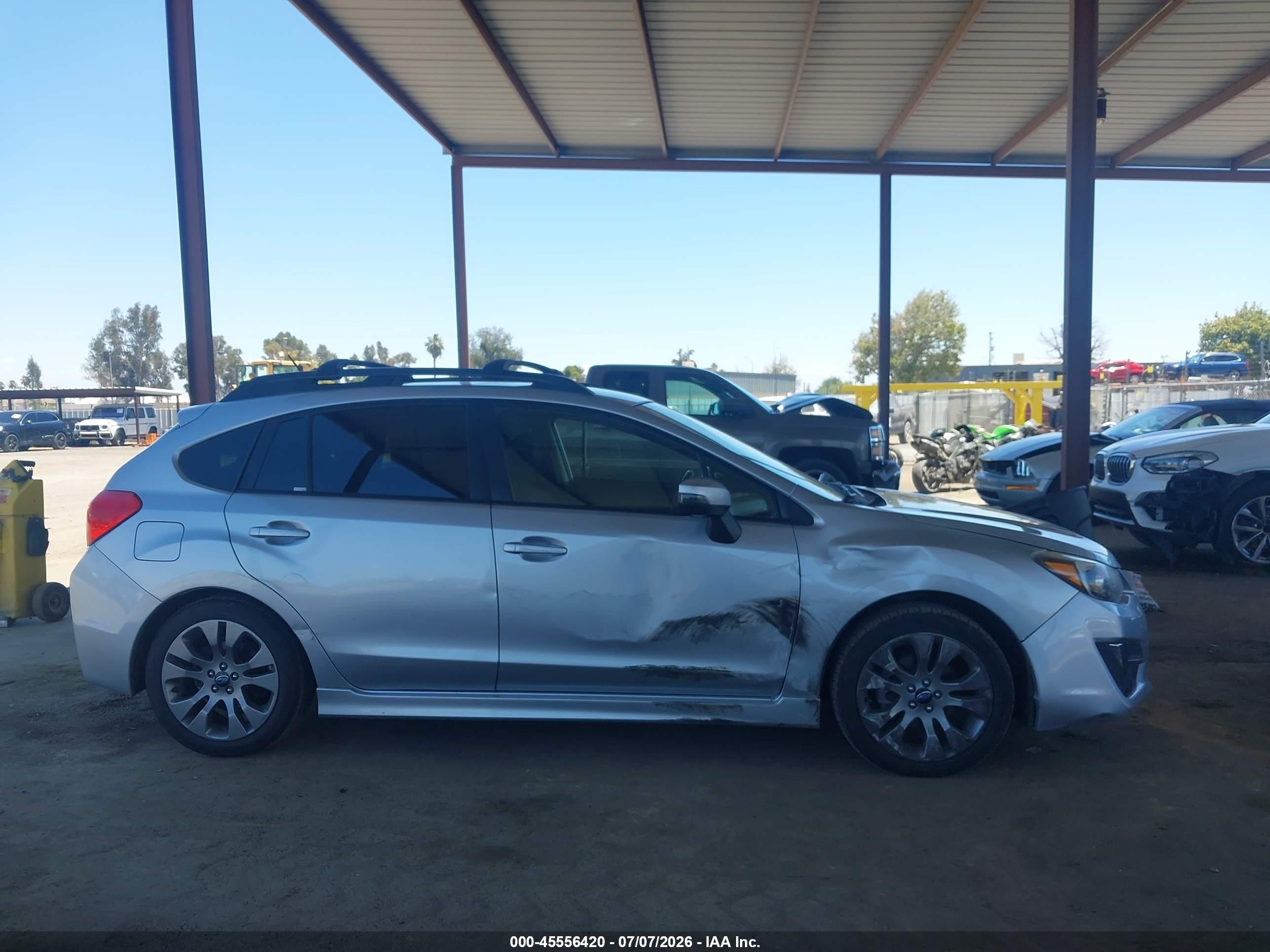 2015 Subaru Impreza 2.0i Sport Premium Silver vin: JF1GPAT69F9328804