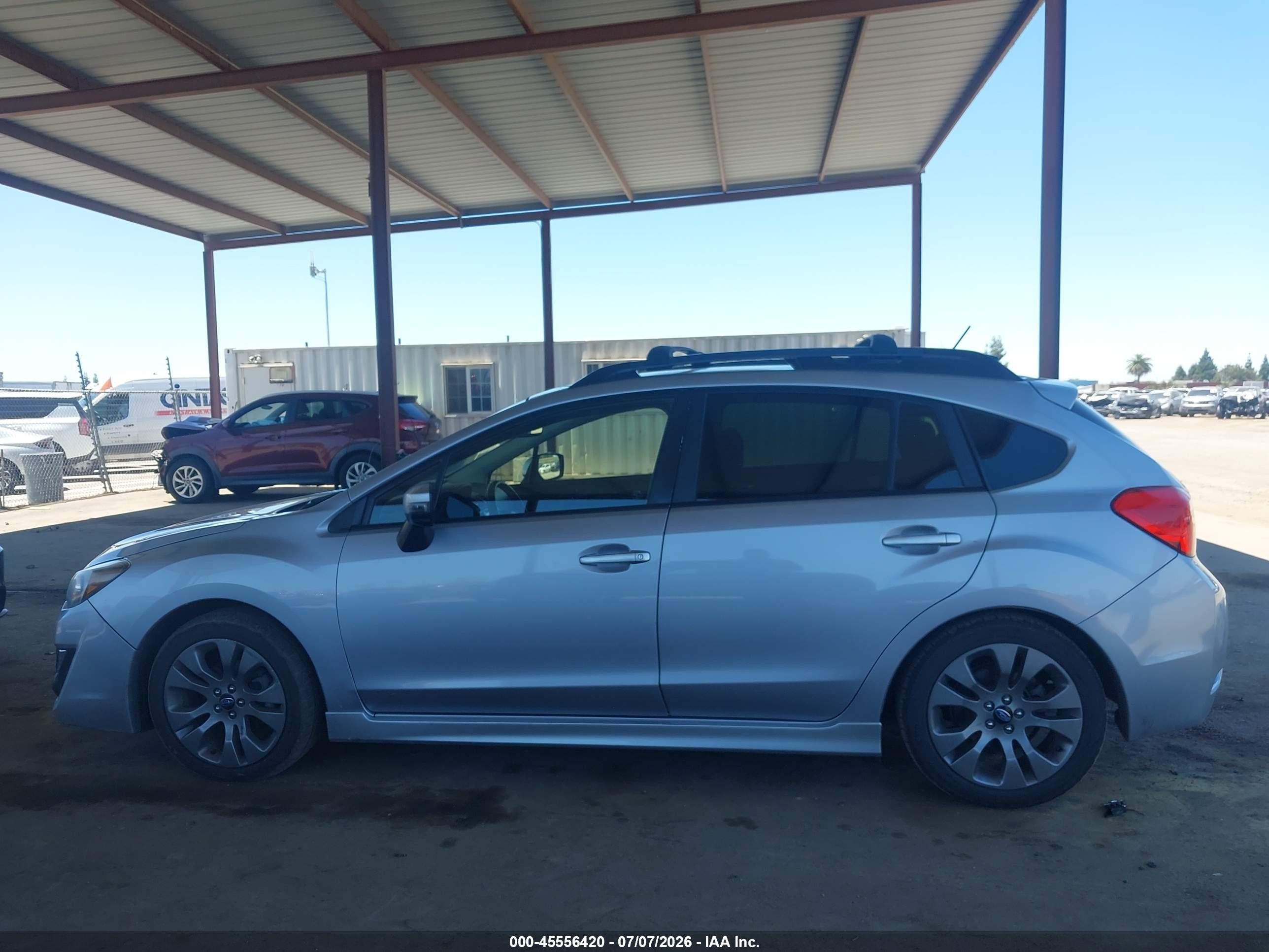 2015 Subaru Impreza 2.0i Sport Premium Silver vin: JF1GPAT69F9328804