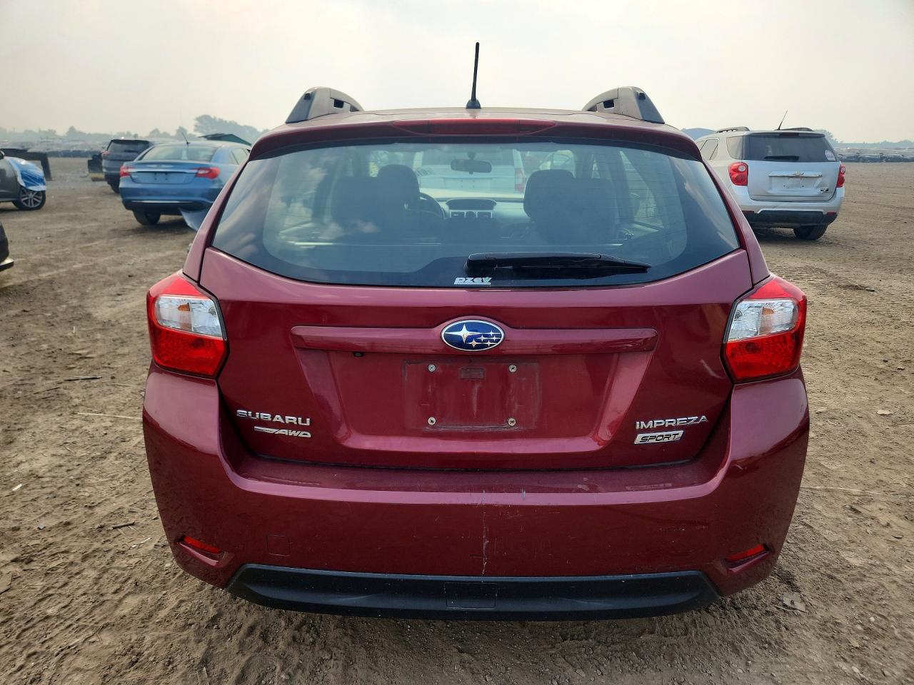 2015 Subaru Impreza Sport Red vin: JF1GPAT69FG274691