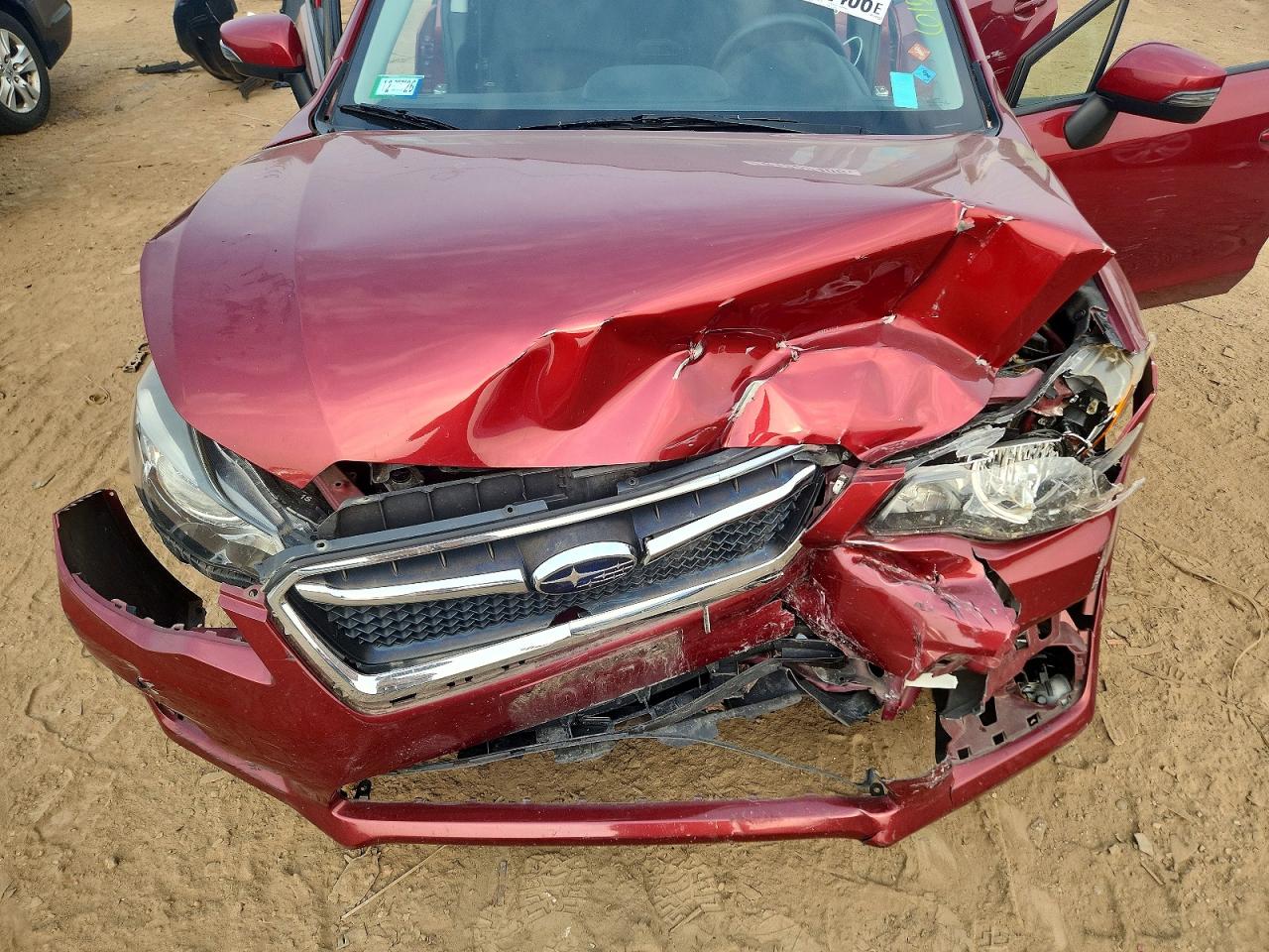 2015 Subaru Impreza Sport Red vin: JF1GPAT69FG274691