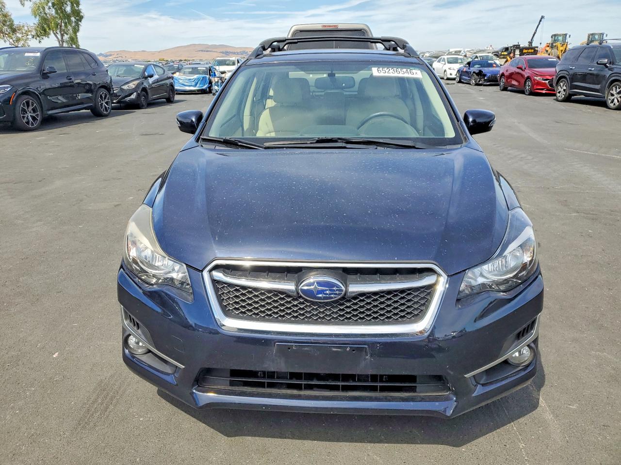 2015 Subaru Impreza Sport Синий vin: JF1GPAT69FH208216
