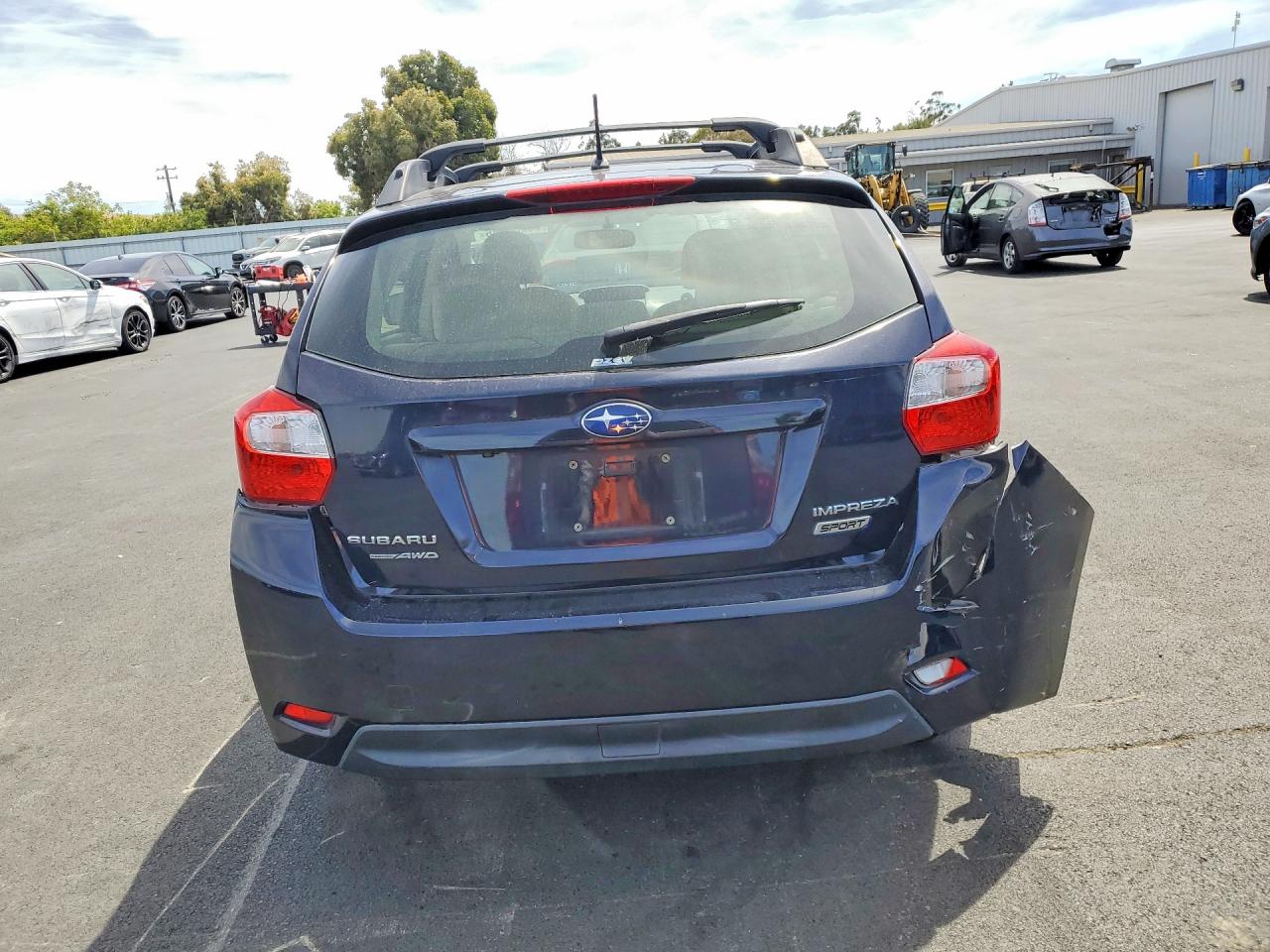 2015 Subaru Impreza Sport Синий vin: JF1GPAT69FH208216