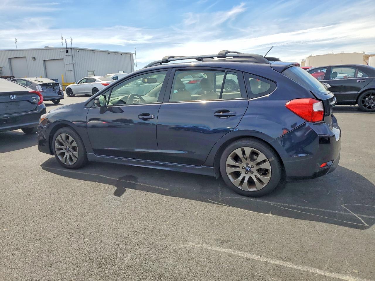 2015 Subaru Impreza Sport Синий vin: JF1GPAT69FH208216